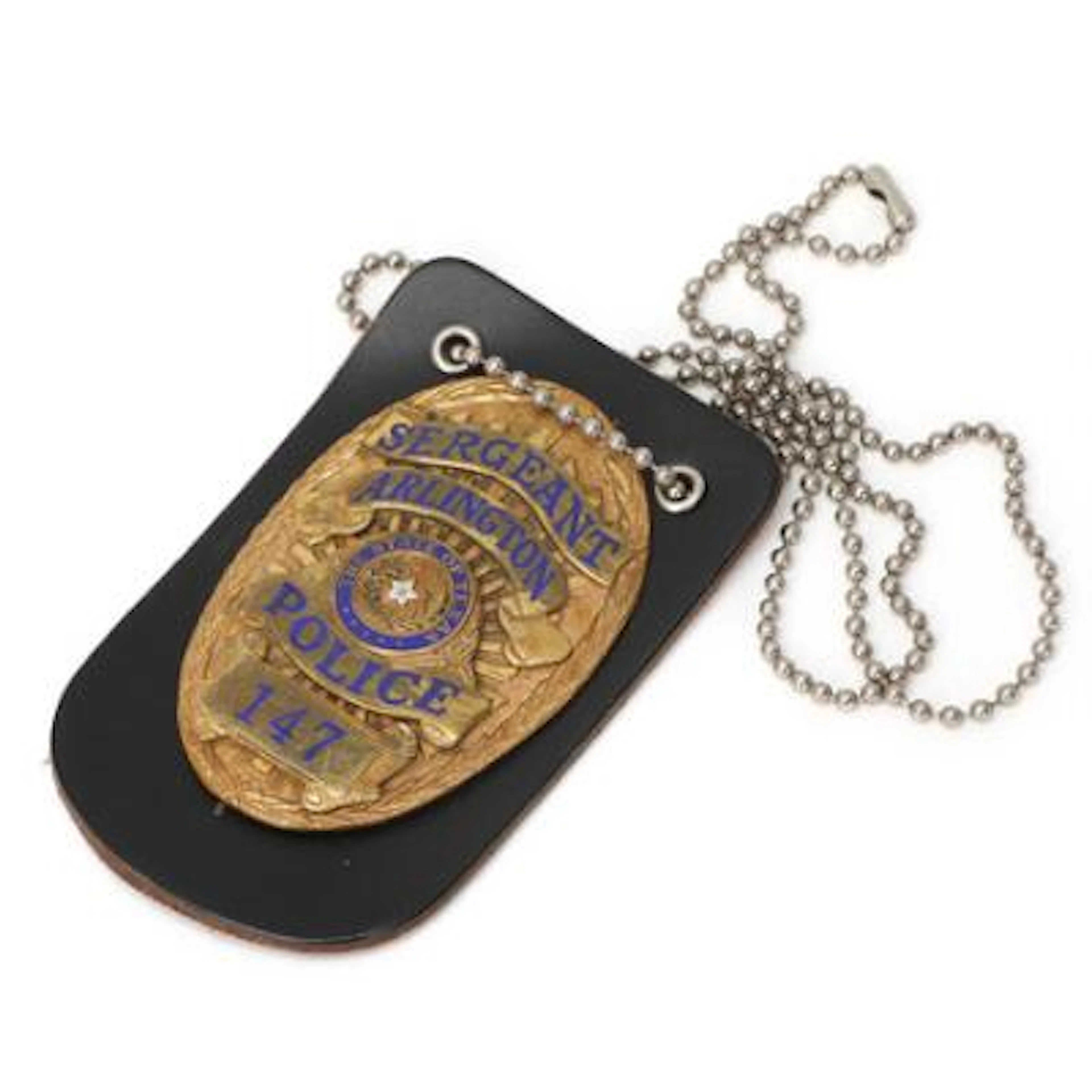 USA, police badge from The State Police of Texas - Serrgeant Arlington