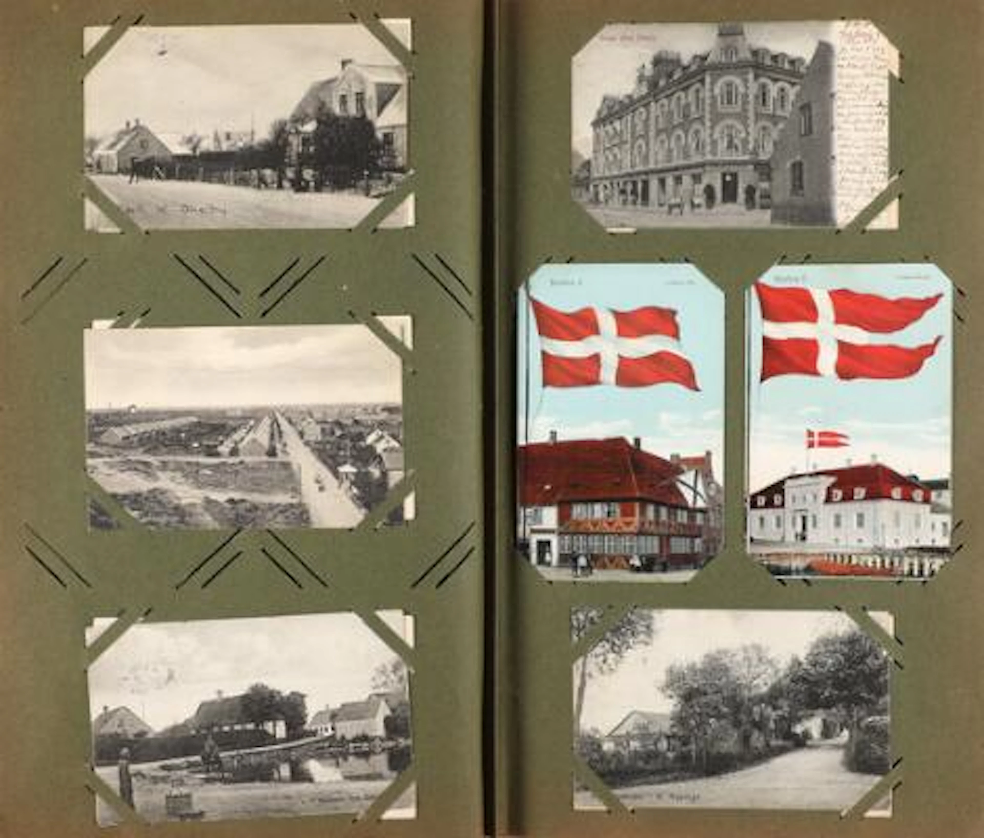 Postcards. Impressive coll. NYKØBING F./NAKSKOVwith ca. 2470 old cards.
