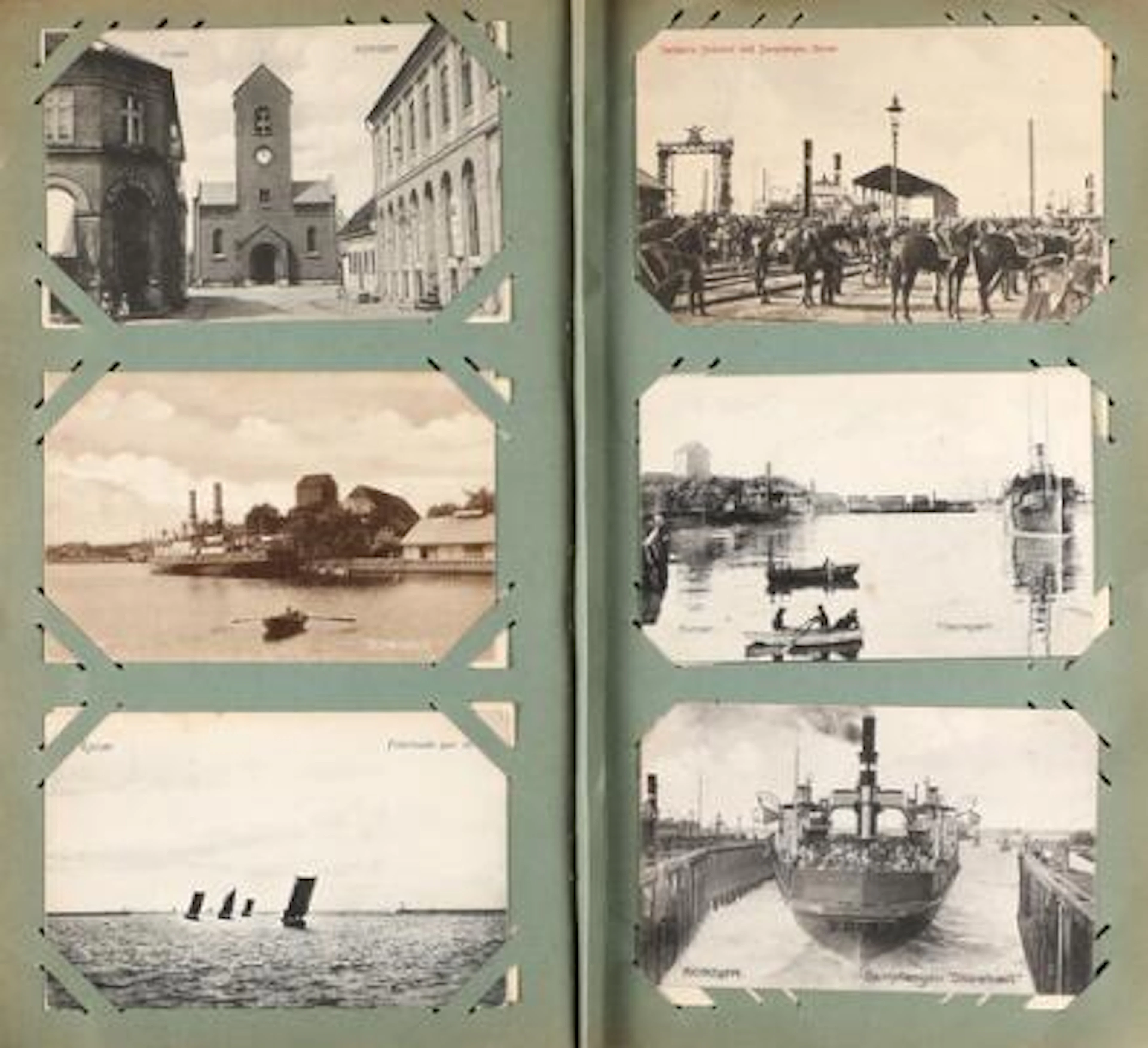 Postcards. Impressive coll. KORSØR/SORØ with ca. 285 old cards. Nearly
