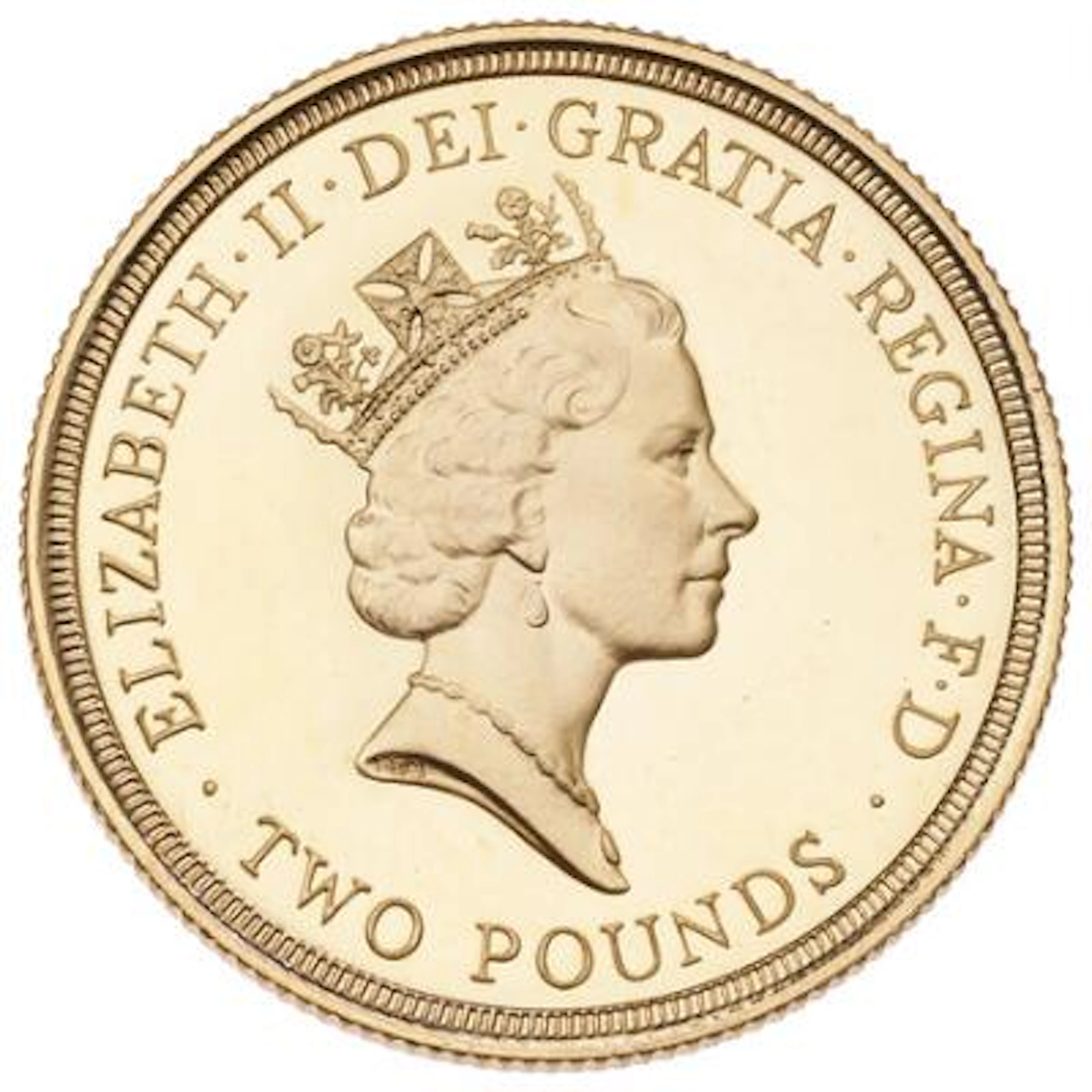 England, Elizabeth II, 1952-2022, 2 Pounds 1986, KM 947c, F 426 –