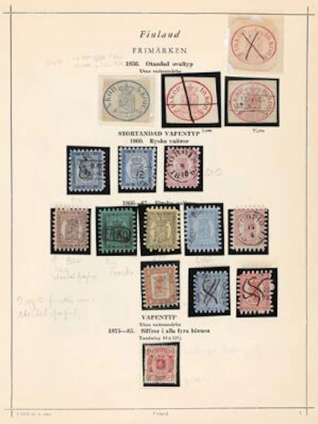 Finland. 1856-1969. Well build old coll with lots of better issues.
