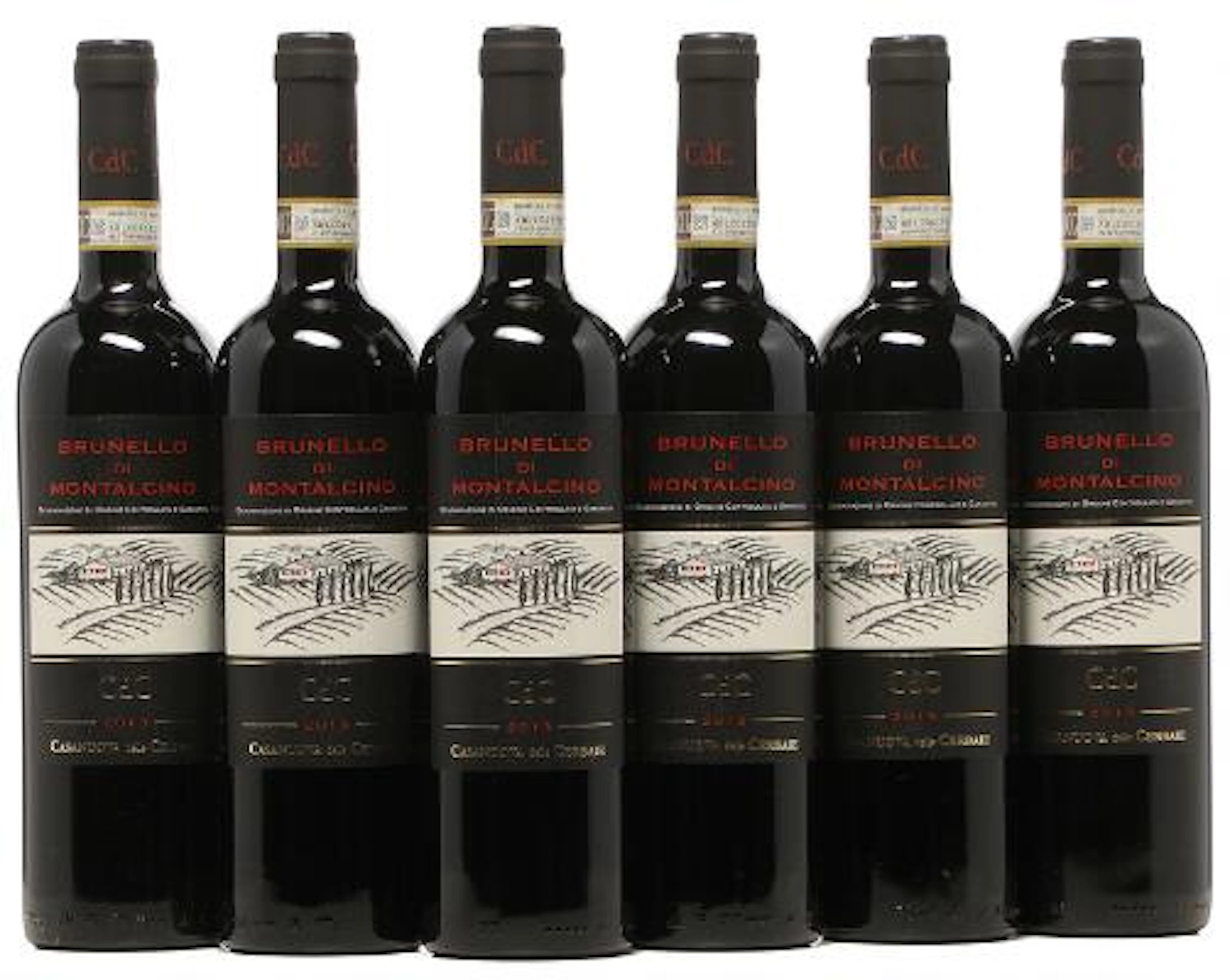 6 bts. Brunello di Montalcino, Casanuova delle Cerbaie 2013 A (hf/in).