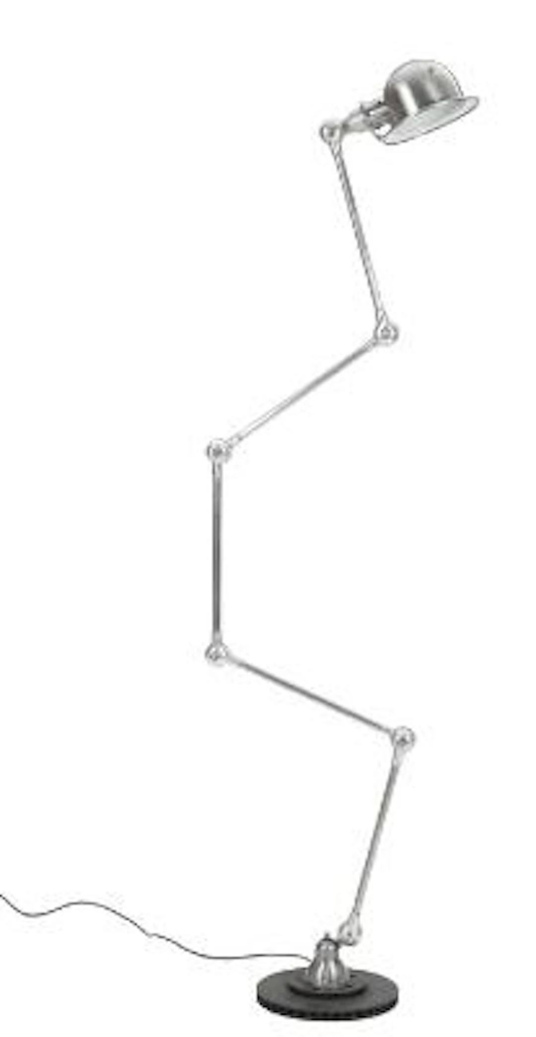 Jean-Louis Domecq: "Loft". A French adjustable polished metal industrial