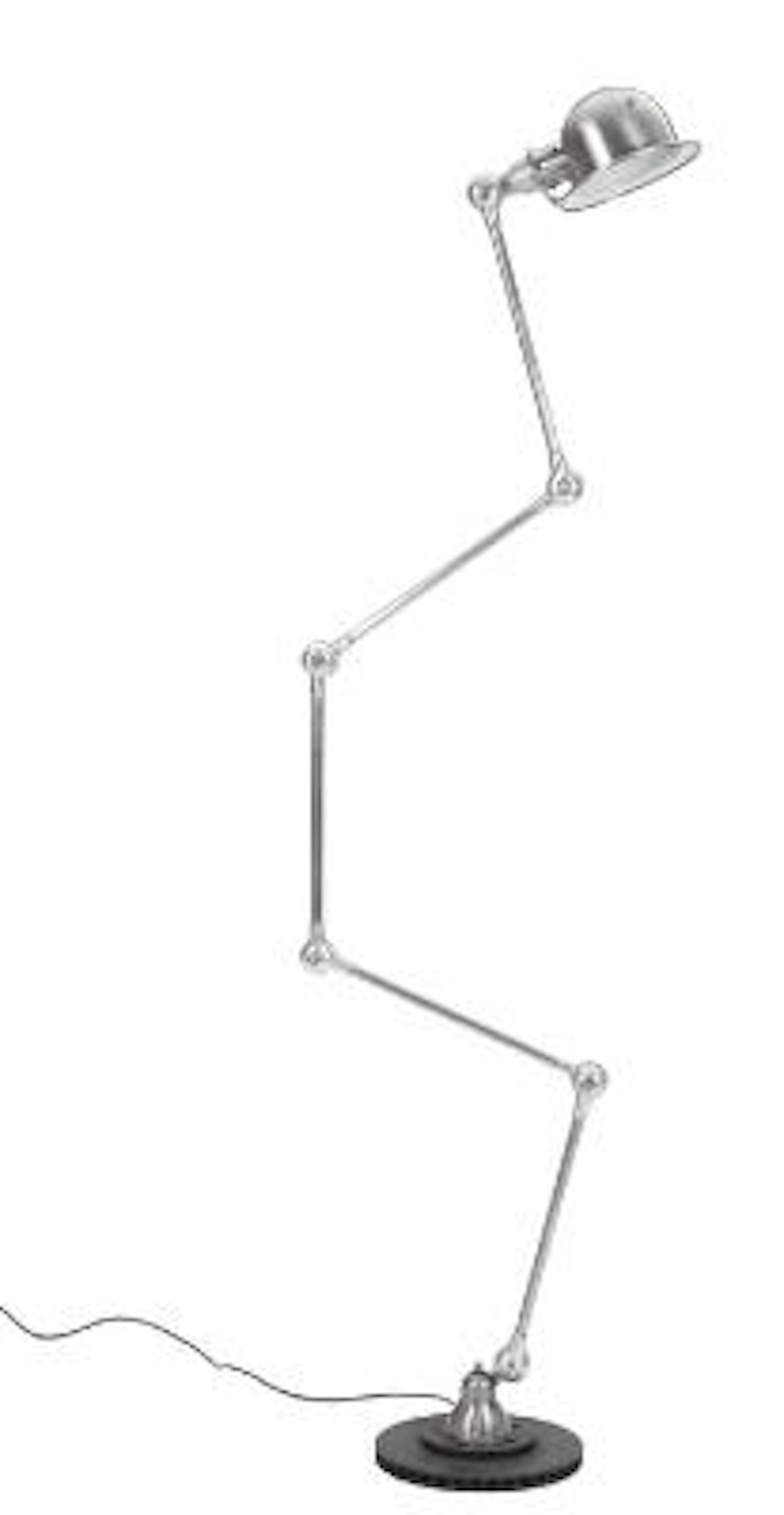 Jean-Louis Domecq: "Loft". A French adjustable polished metal industrial