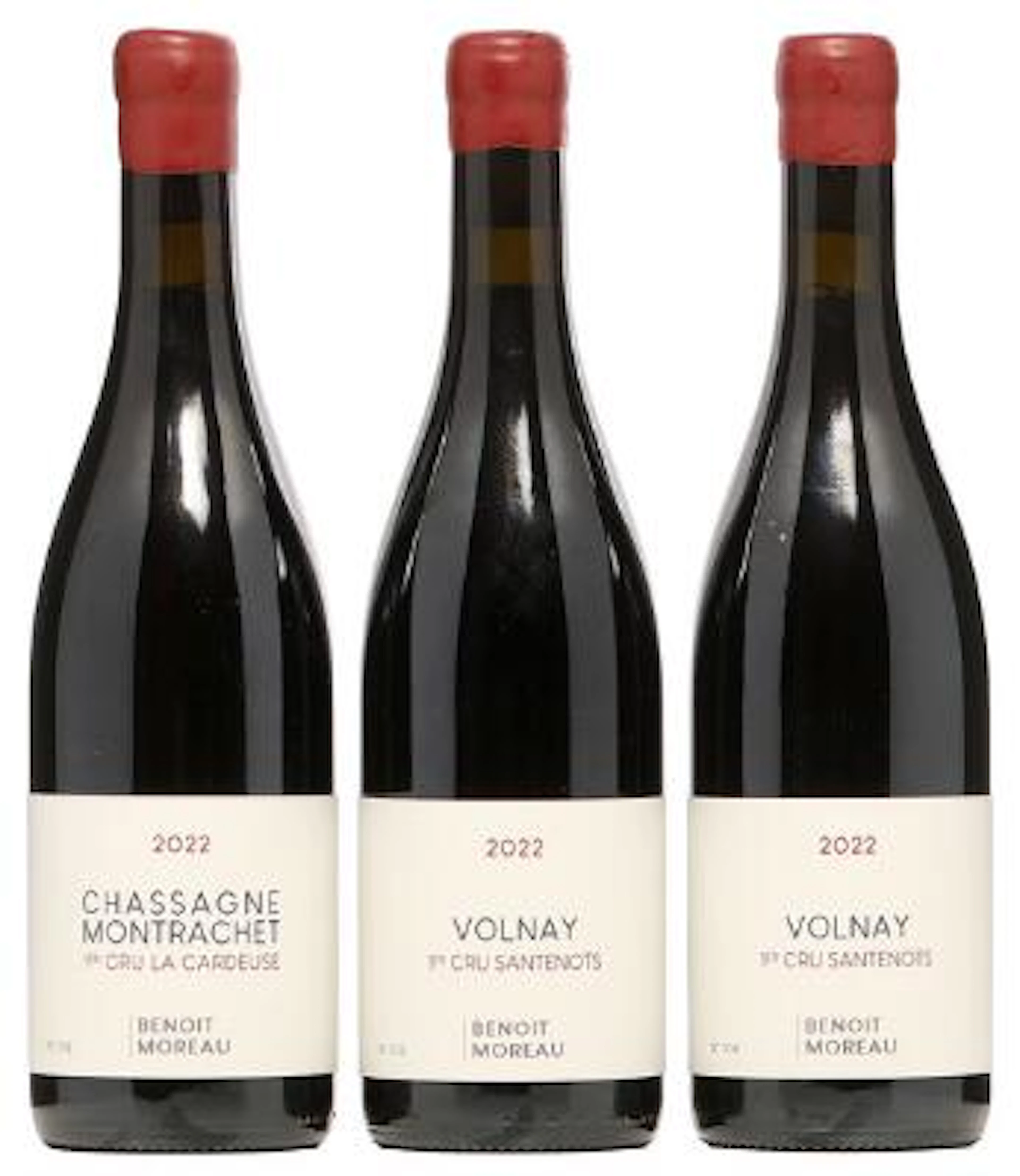 1 bt. Chassagne-Montrachet 1. Cru "La Cardeuse", rouge, Benoit Moreau