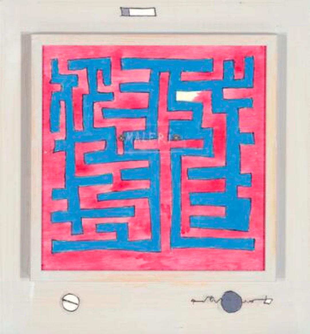 Sven Dalsgaard: Untitled, 1996. Signed and dated on the reverse. Mixed