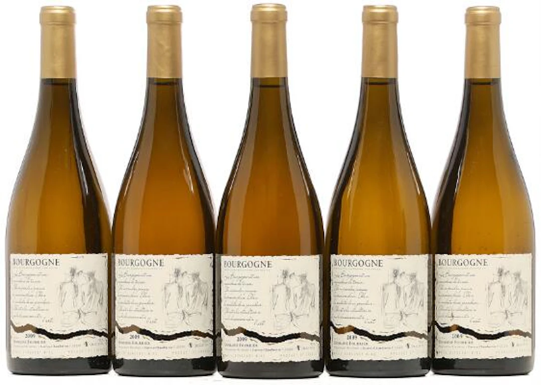 5 bts. Bourgogne Blanc, Domaine Fourrier 2009 A (hf/in). – Bruun Rasmussen