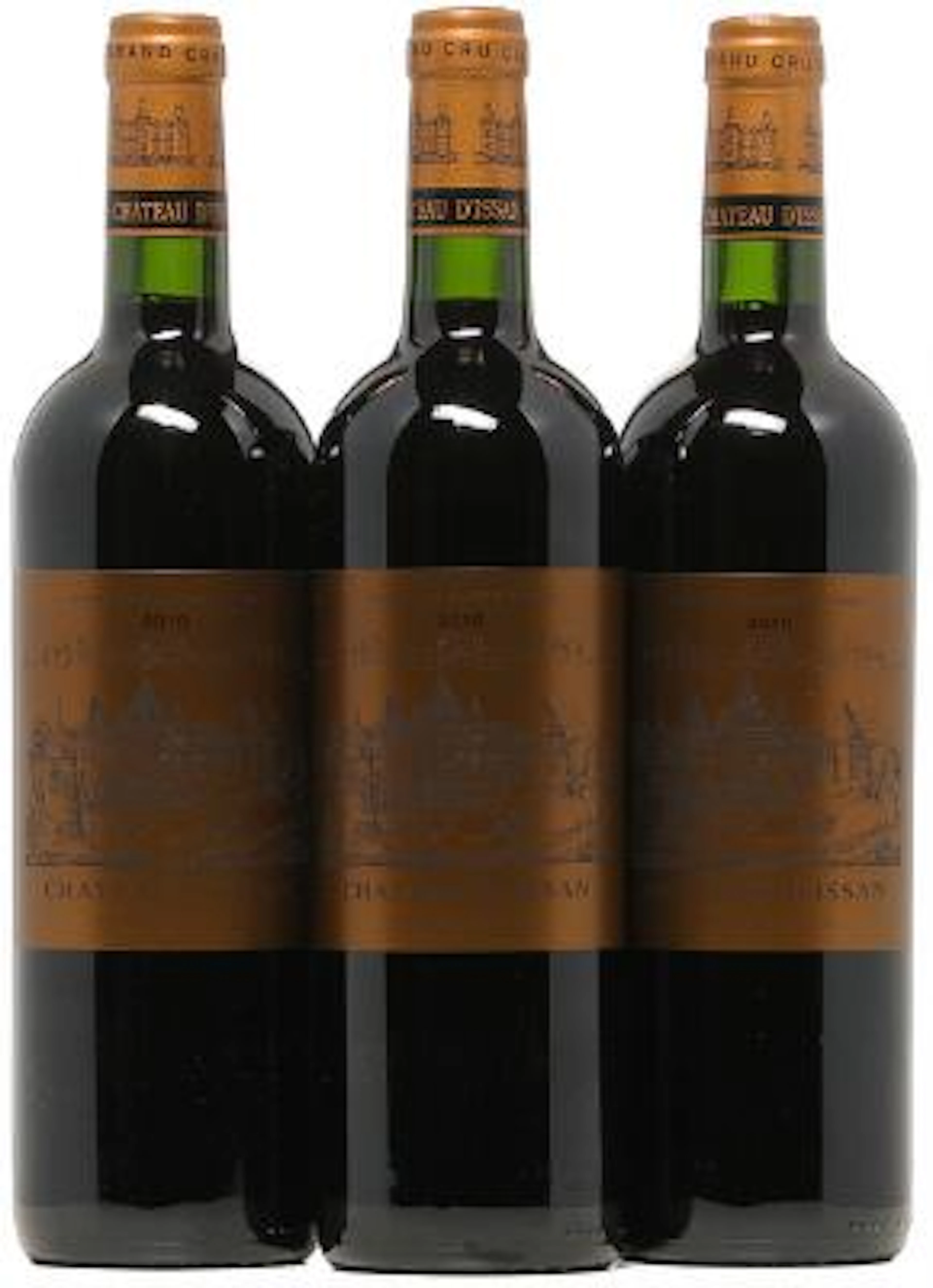 3 bts. Chateau D'Issan, Margaux. 3. Cru Classé 2010 A (hf/in). – Bruun