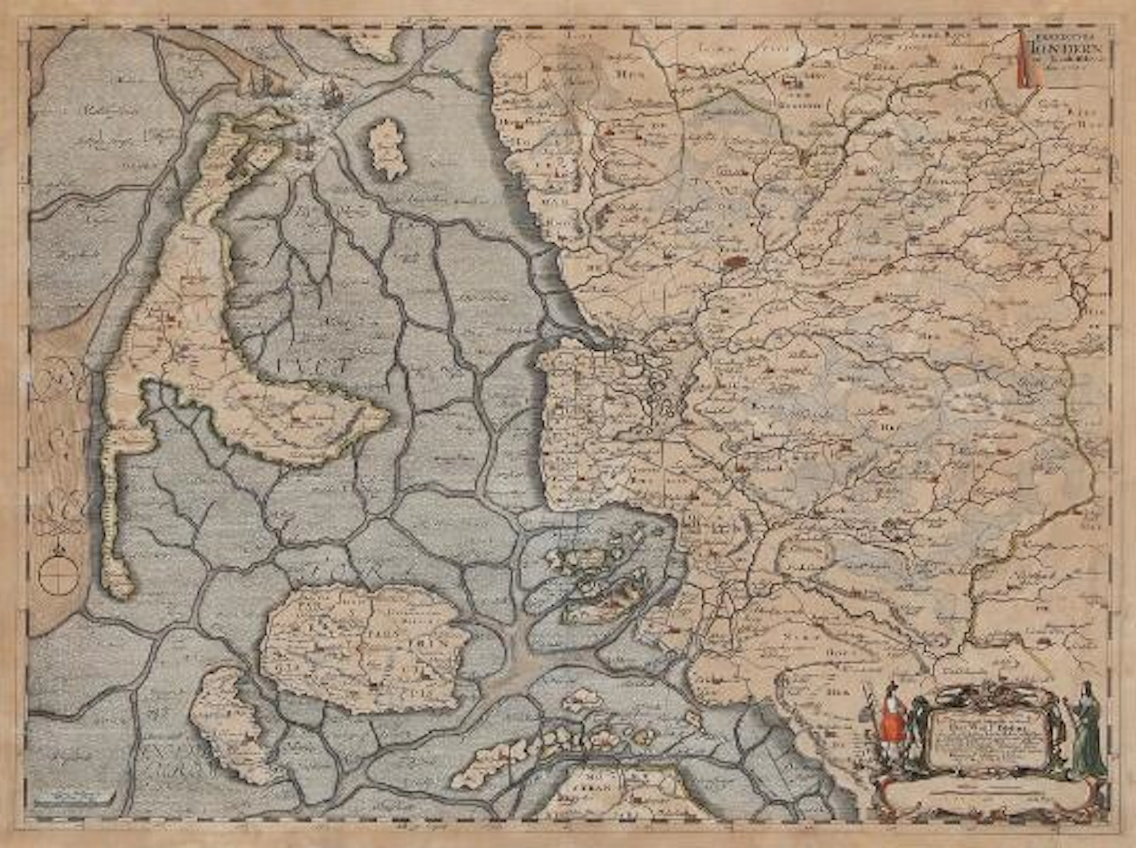 Johannes Mejer, Johan Blaeu: "Præfectvra Tondern sine Lundtofft Herde