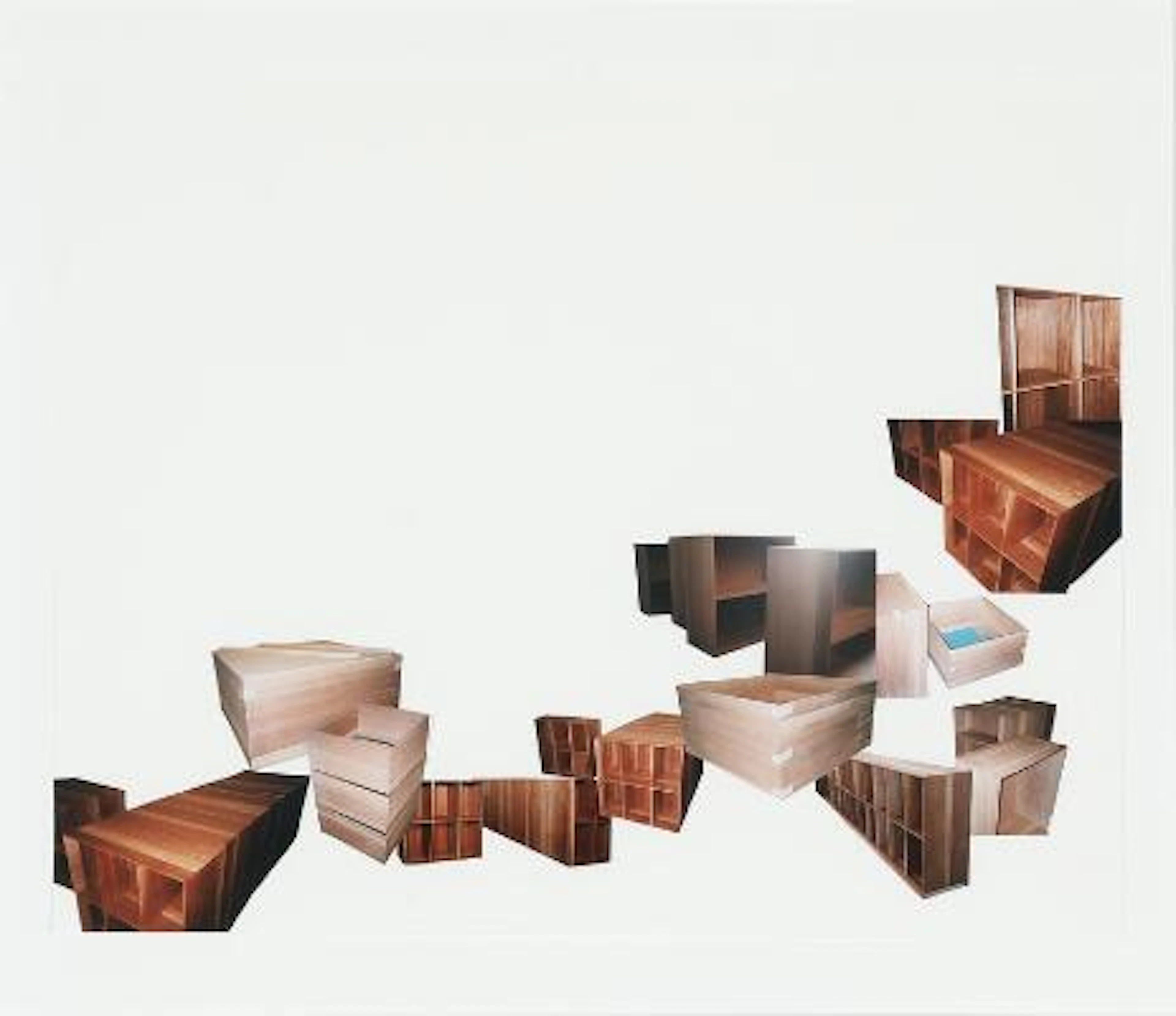 Jeppe Hein: "Assistant work", 1999. Signed, titled and dated on the