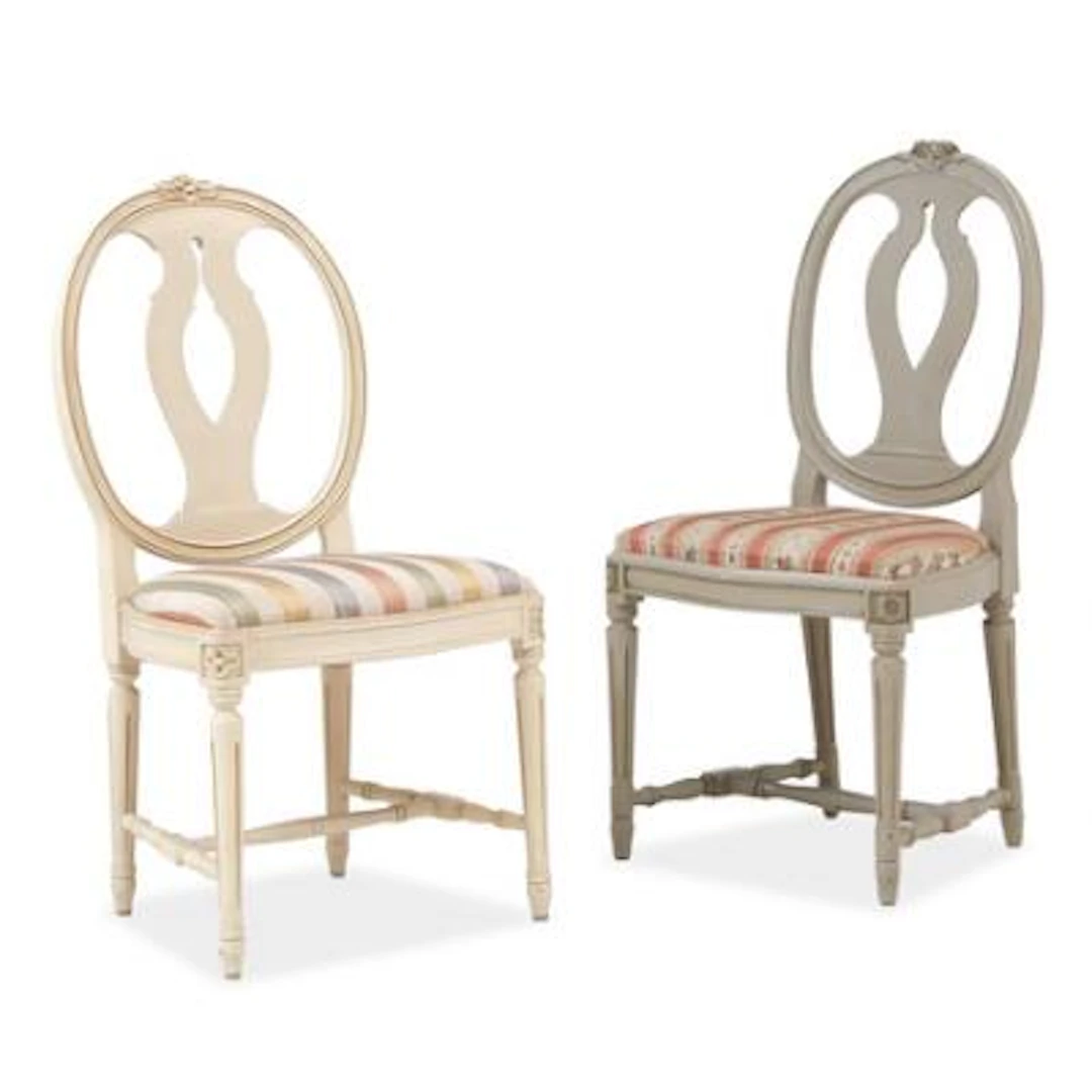 A set of 10 and 6 Swedish dining chairs 'Svenska modelen'. Gustavian