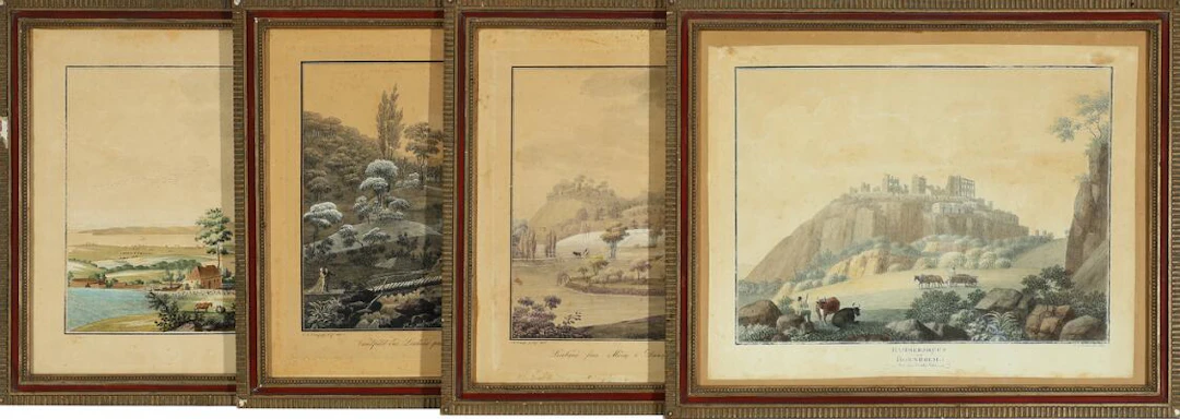 Søren L. Lange: A collection of four prospects; "Faaborg", "Waterfall