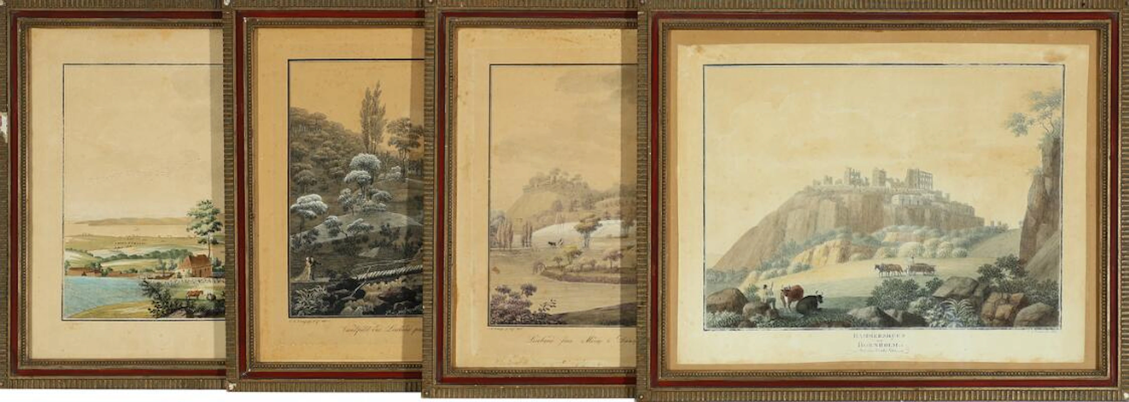 Søren L. Lange: A collection of four prospects; "Faaborg", "Waterfall