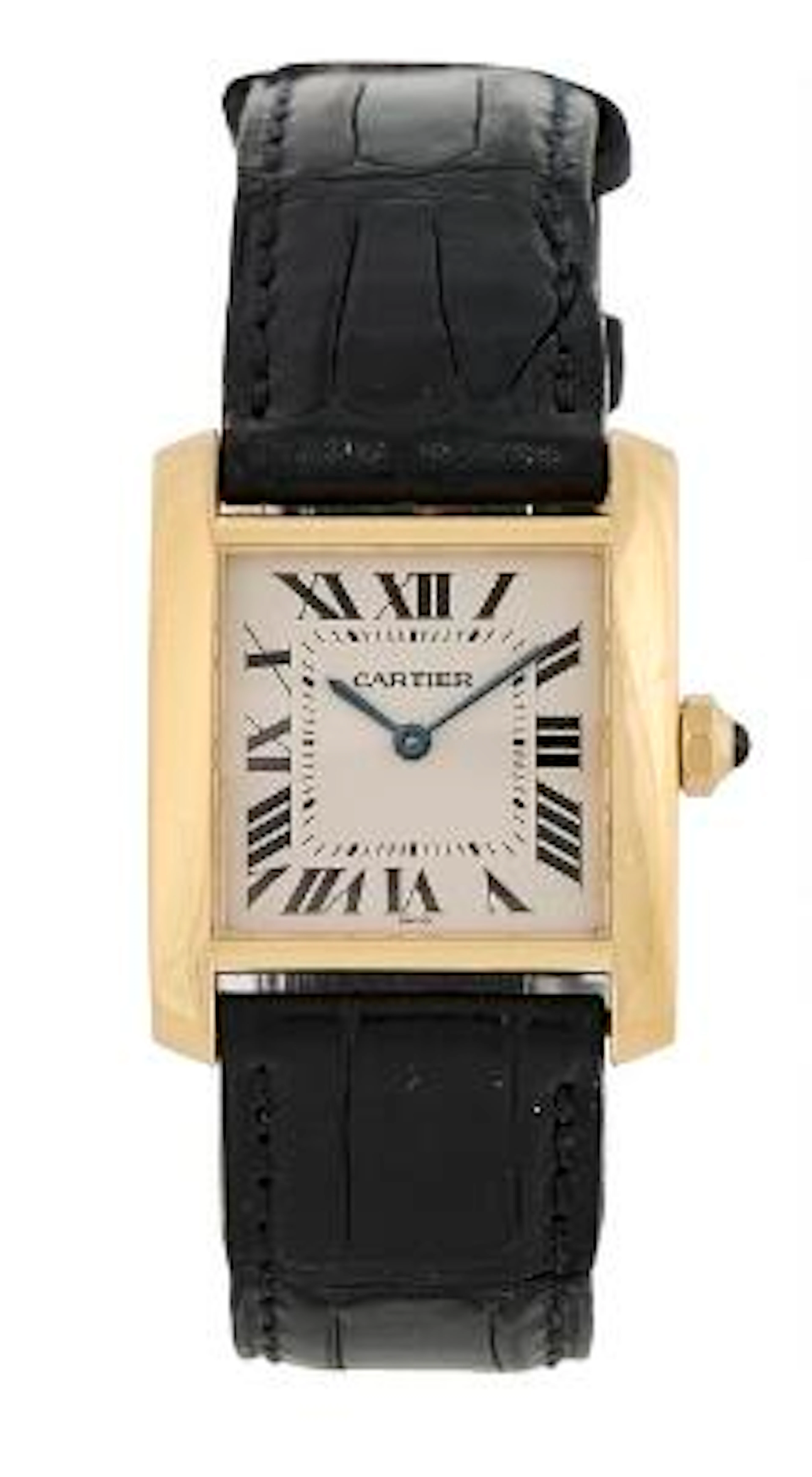 Cartier: Tank Française of 18k gold, ref. 1821. Quartz movement, cal.