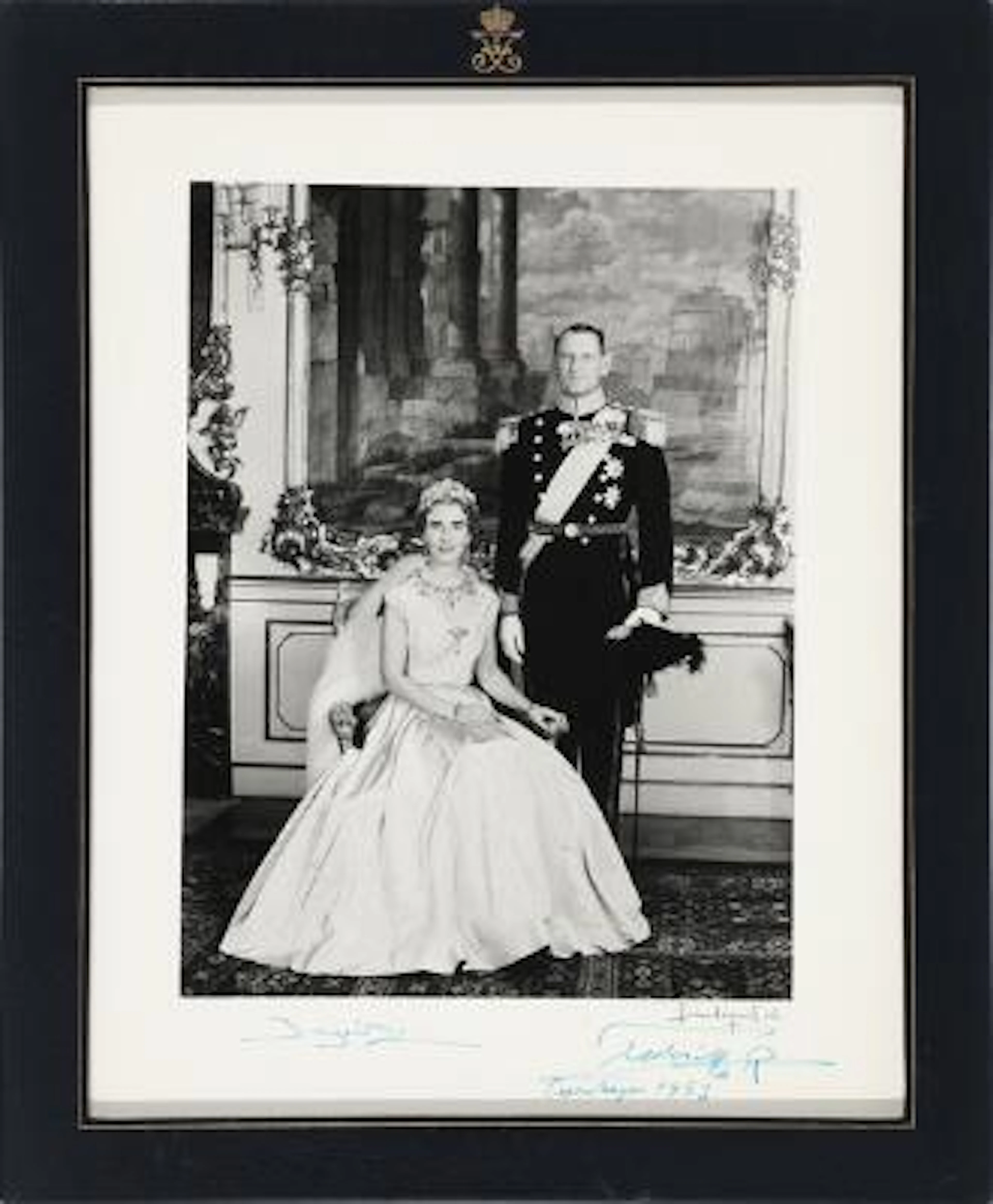 Anne Marie Lindequist: Double-signed black-and-white silver gelatine