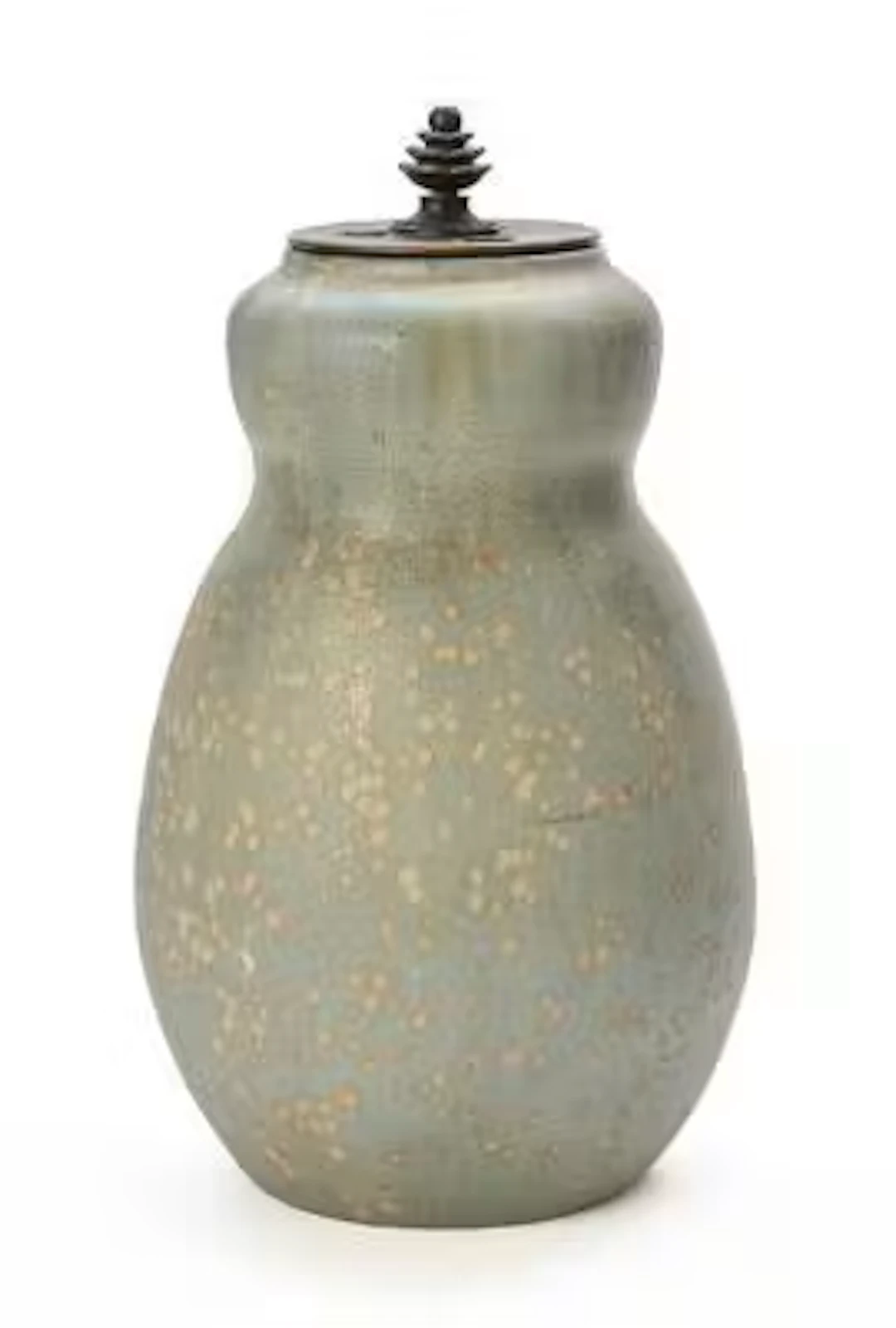 Patrick Nordström, Georg Thylstrup: A gourd-shaped stoneware lid jar