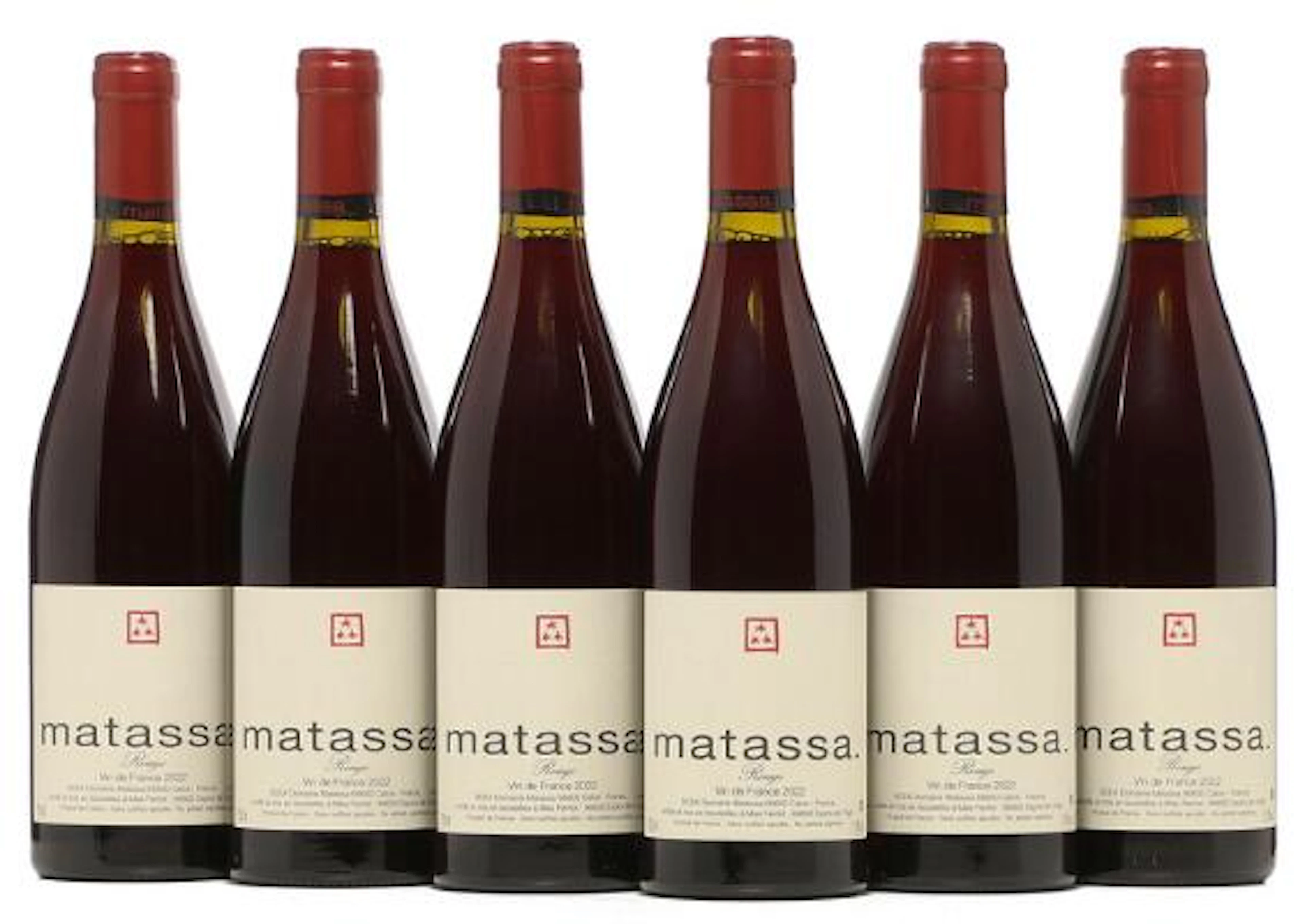 6 bts. "Rouge", Matassa 2022 A (hf/in). Oc. – Bruun Rasmussen Auctioneers