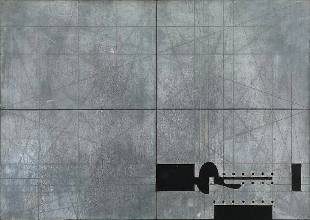 Steffen Jørgensen: "Deskriptiv, geometrisk metode. Øvelse 1964". Usigneret.