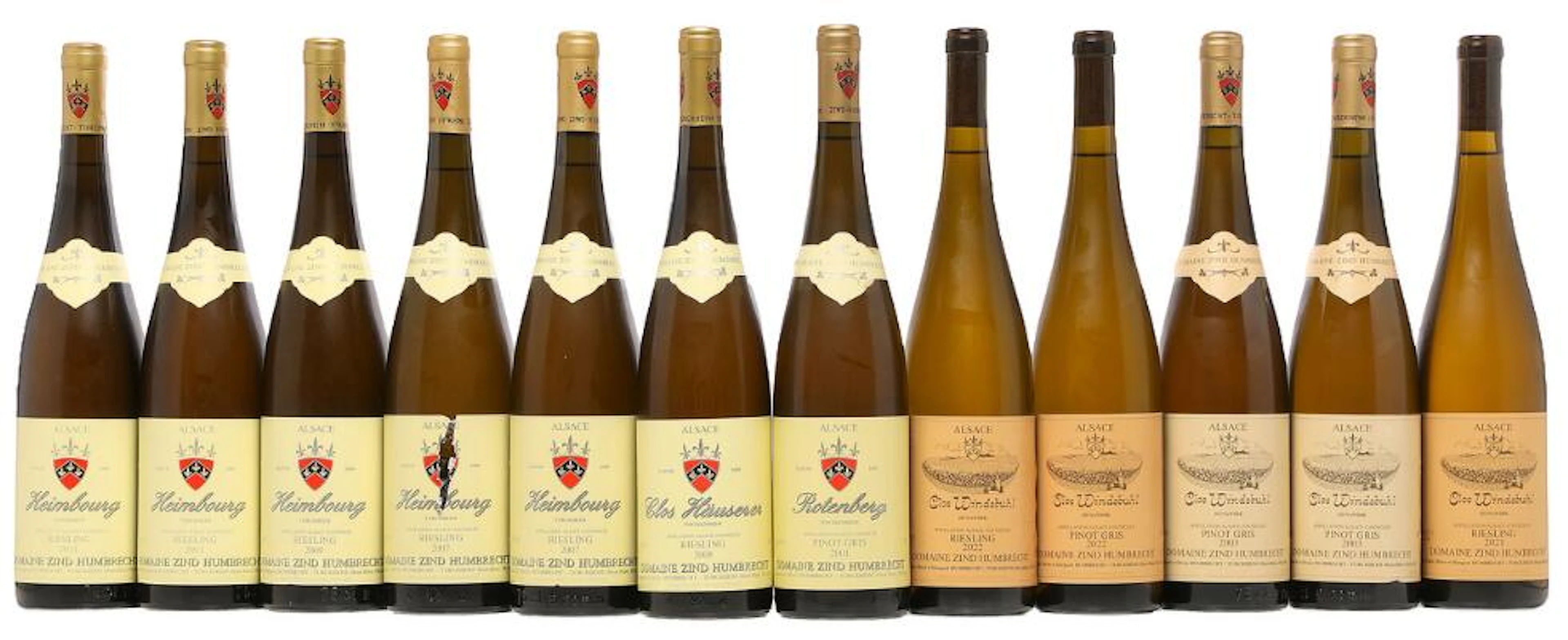 2 bts. Riesling "Heimbourg", Domaine Zind Humbrecht 2011 A (hf/in).