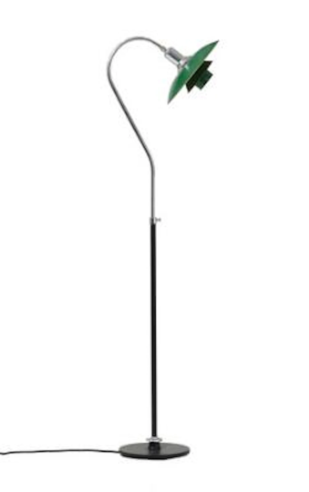 Poul Henningsen and others: Height adjustable floor lamp mounted with