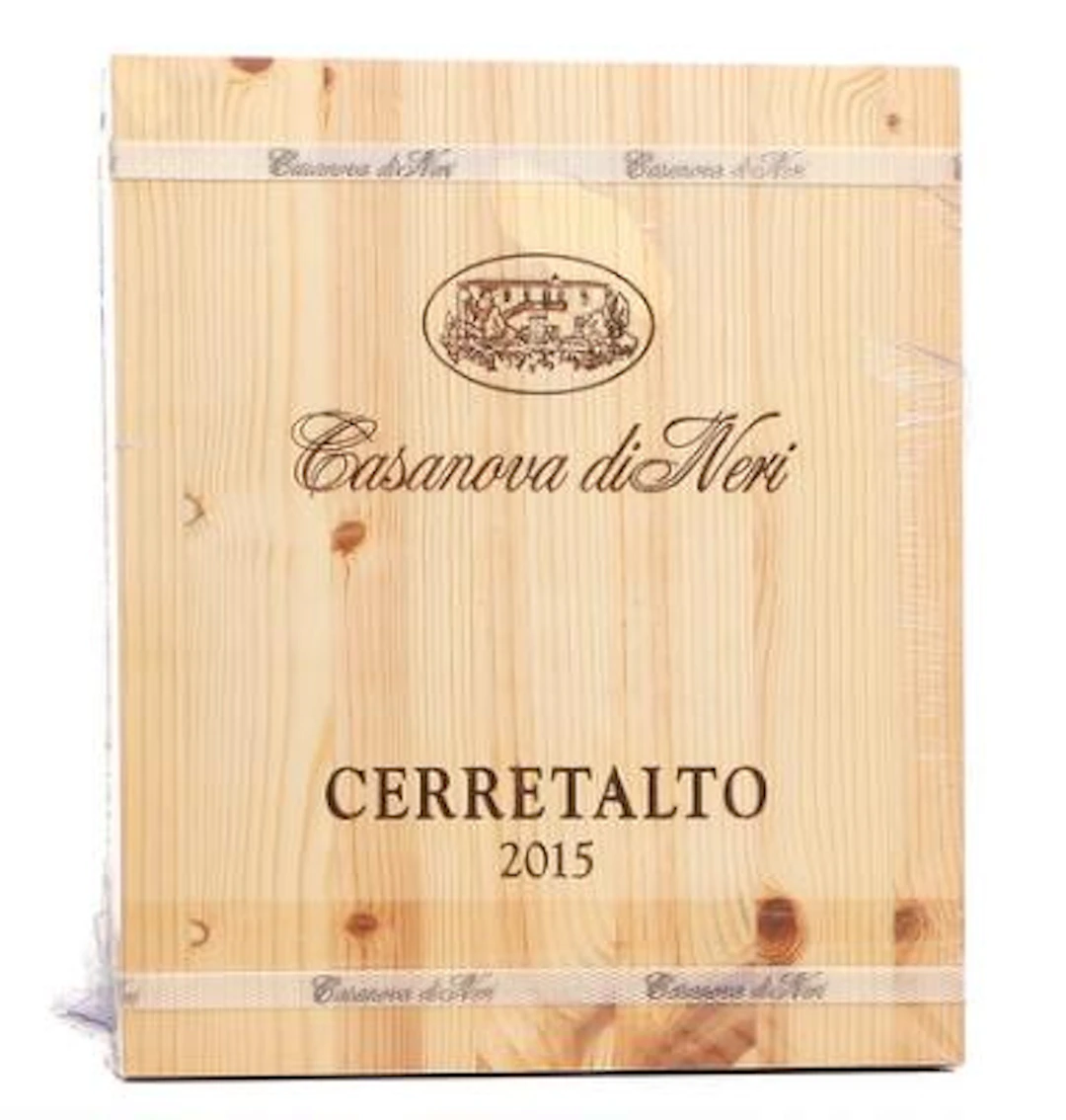 3 bts. Brunello di Montalcino, "Cerretalto", Casanova di Neri 2015