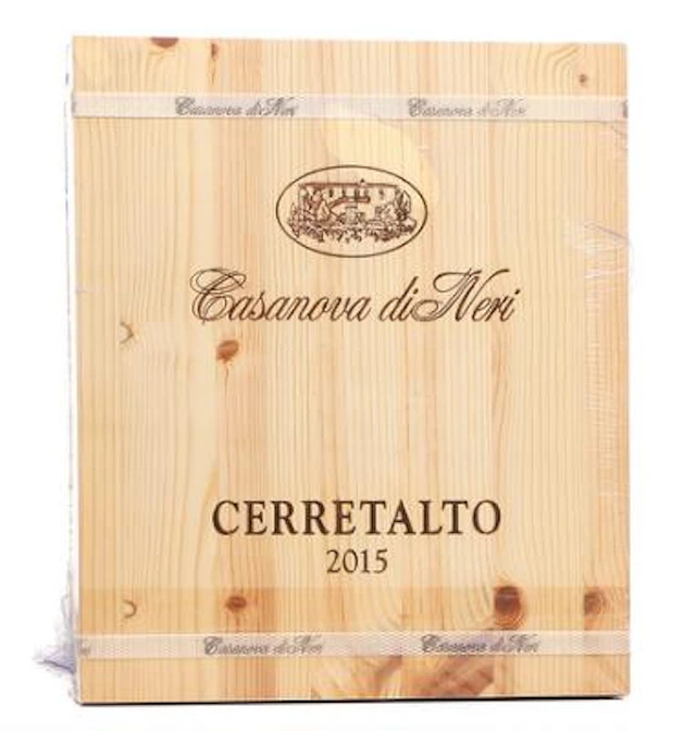 3 bts. Brunello di Montalcino, "Cerretalto", Casanova di Neri 2015