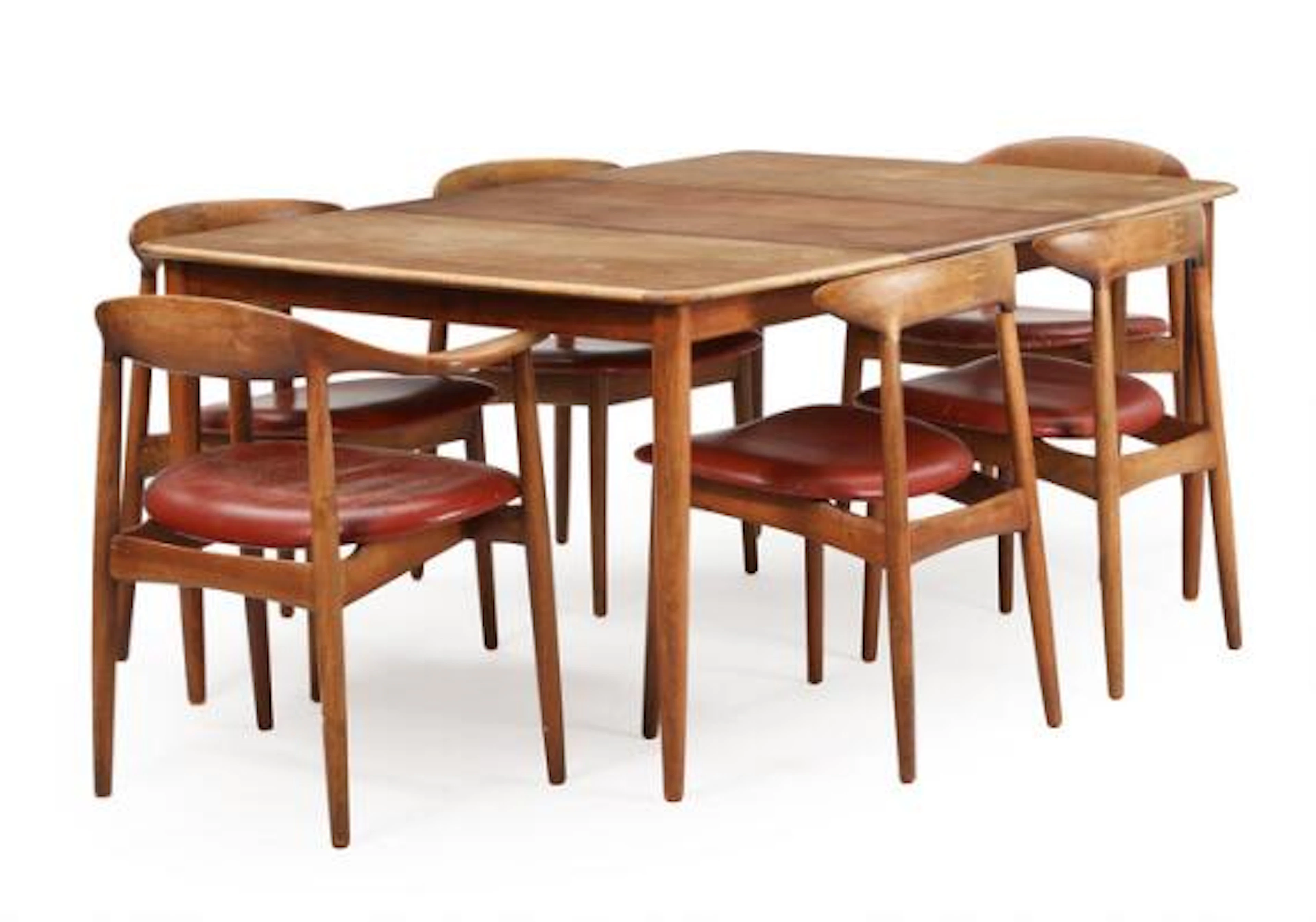 Kurt Østervig, Henry Rosengren Hansen: Walnut dining room comprising
