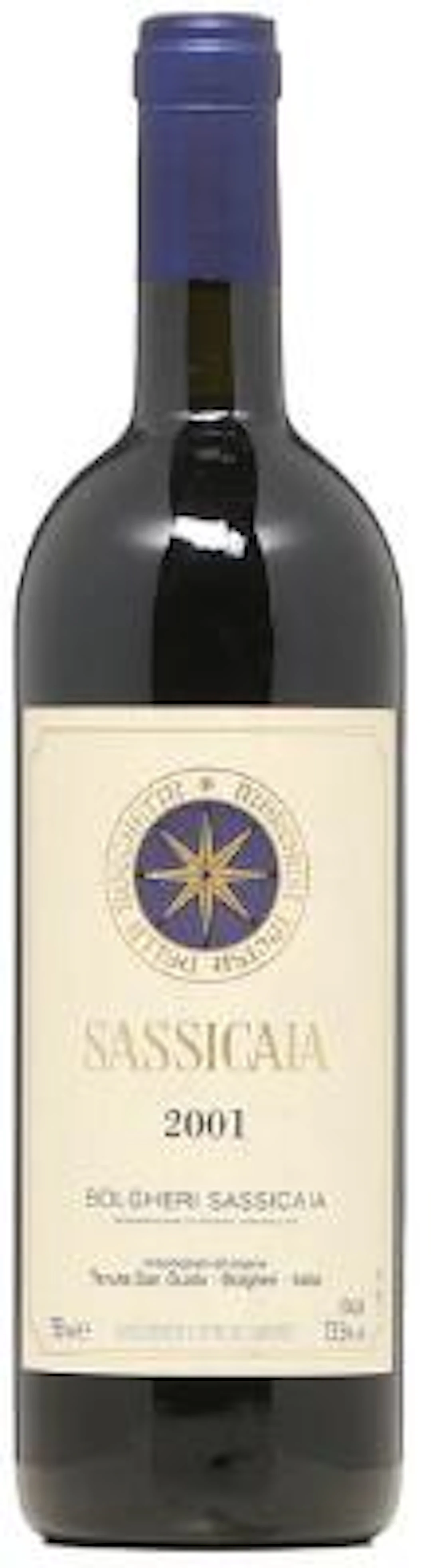 1 bt. Sassicaia IGT, Tenuta San Guido 2001 A (hf/in). – Bruun Rasmussen