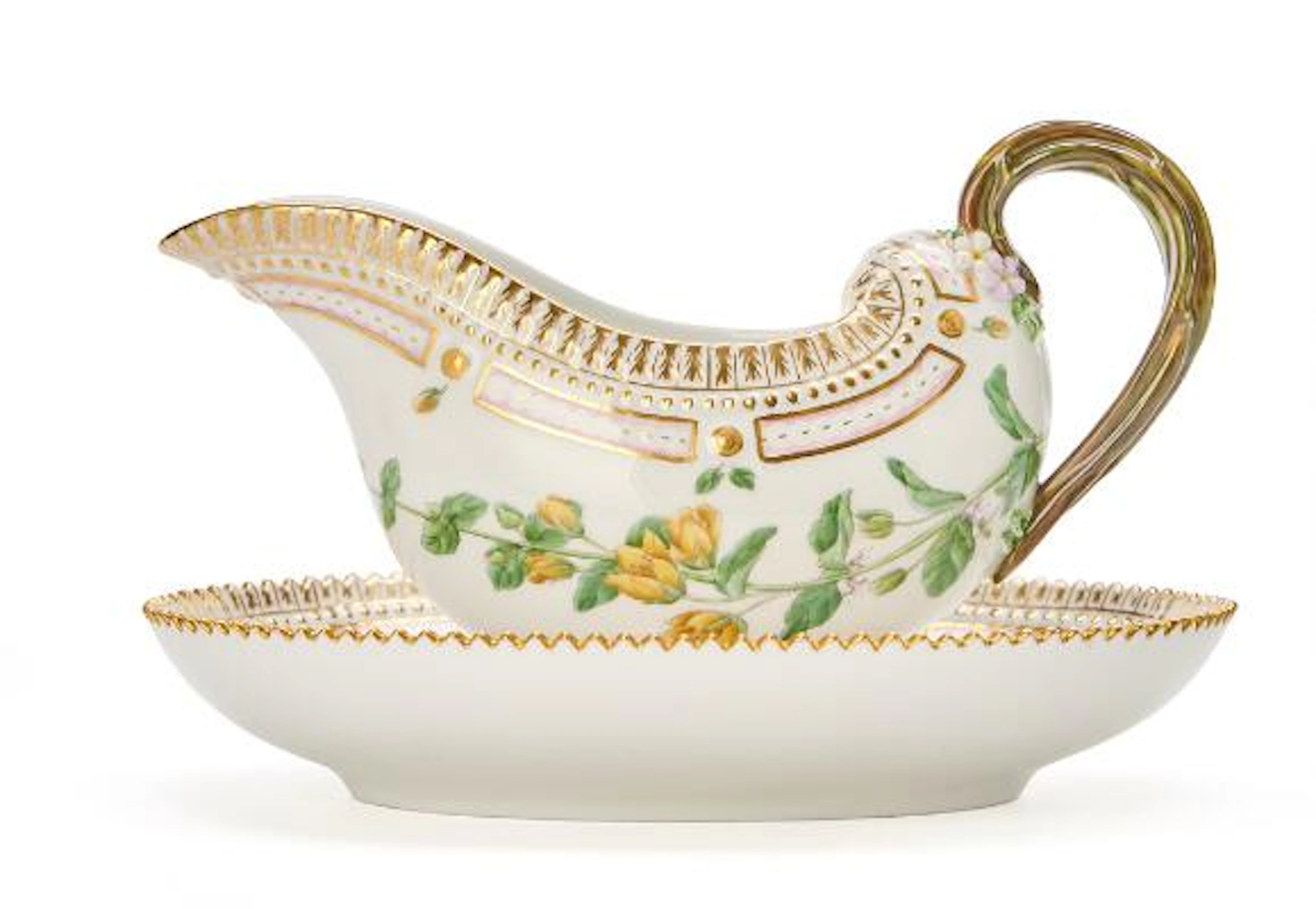 “Flora Danica” a porcelain sauce boats. 3556. Royal Copenhagen. L.