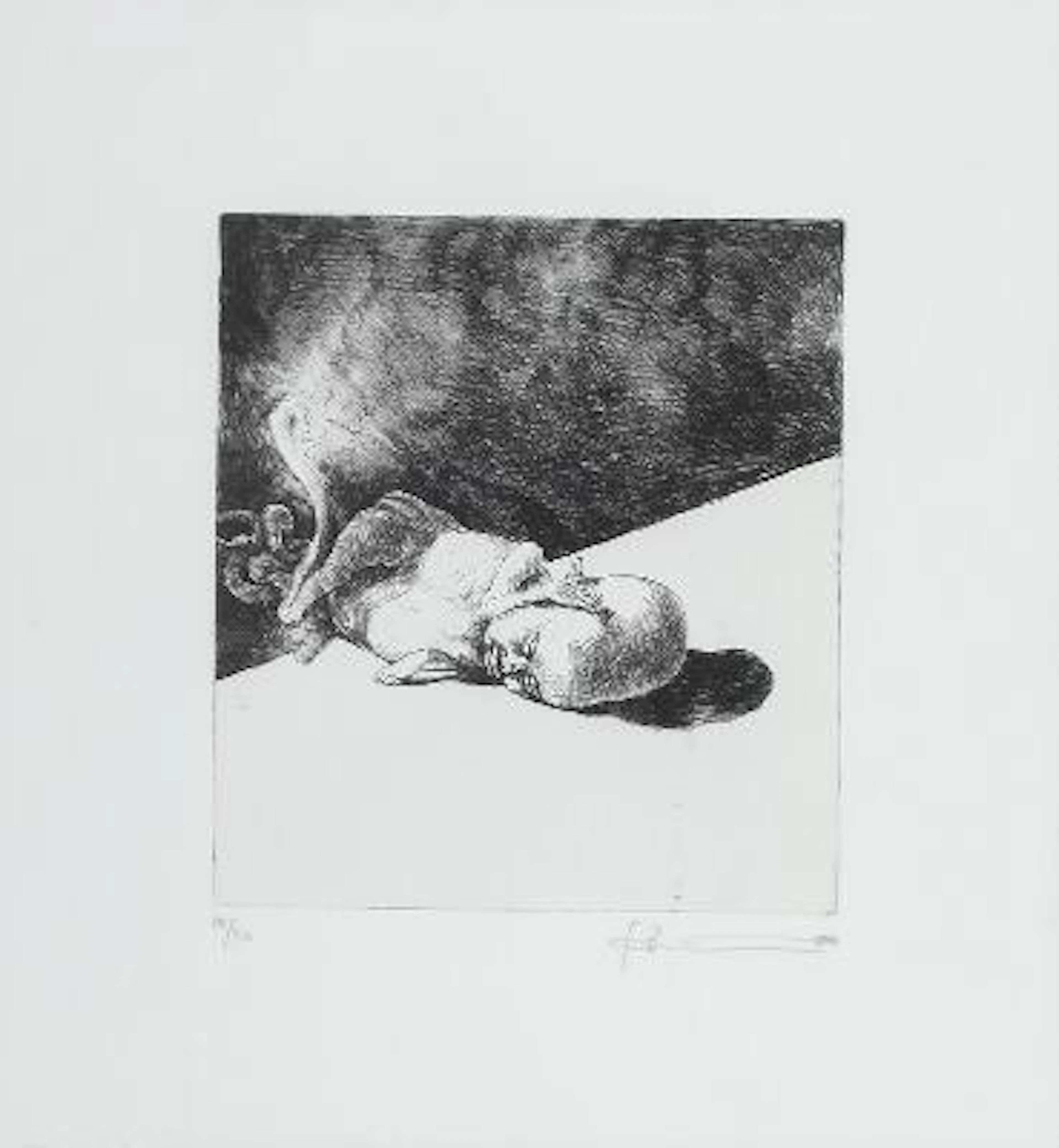 Michael Kvium: "Naturl Error, III", 2000. Signed Kvium 00, 18/20.