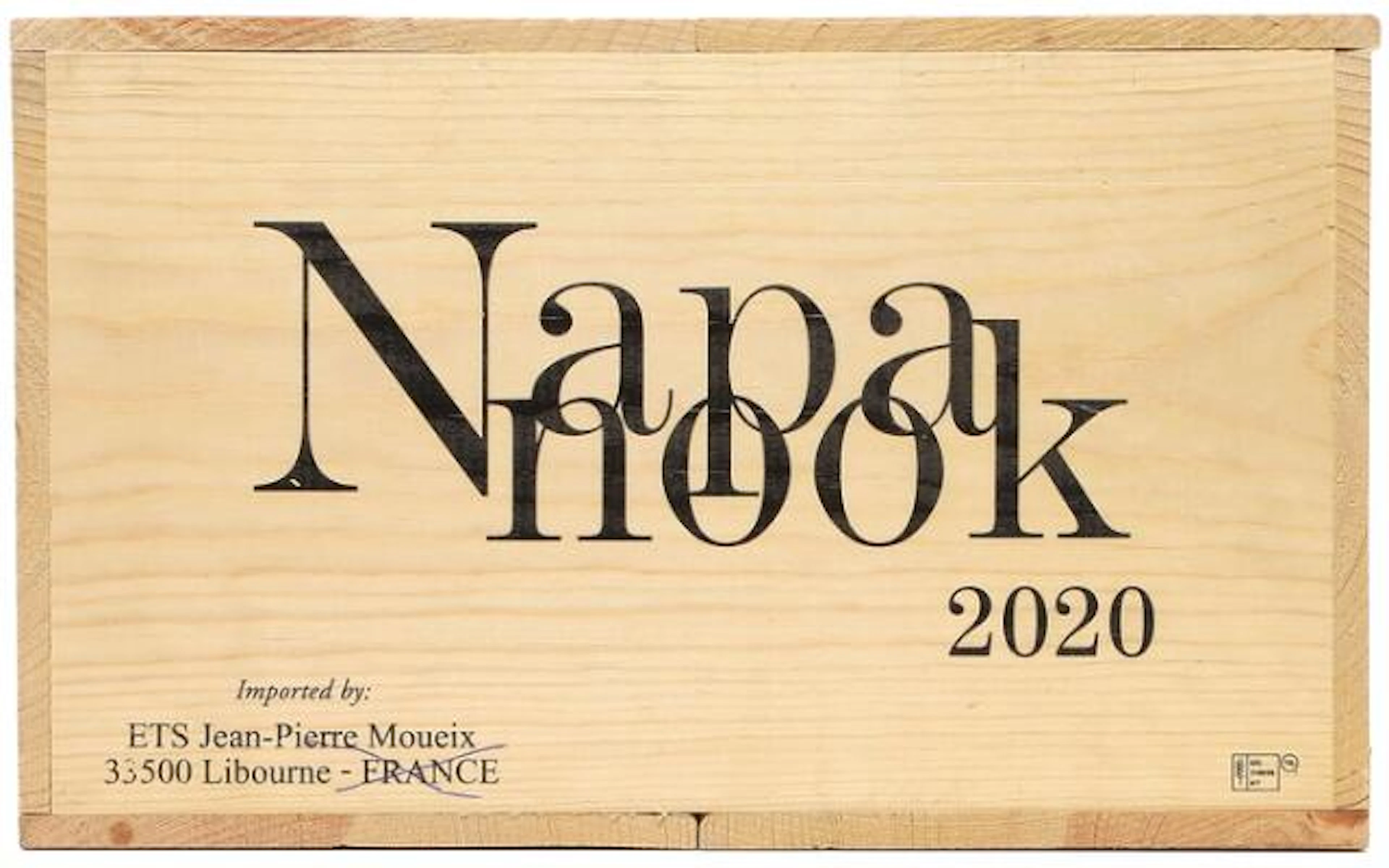 6 bts. Napanook, Dominus Estate, Napa Valley 2020 A (hf/in). Owc.