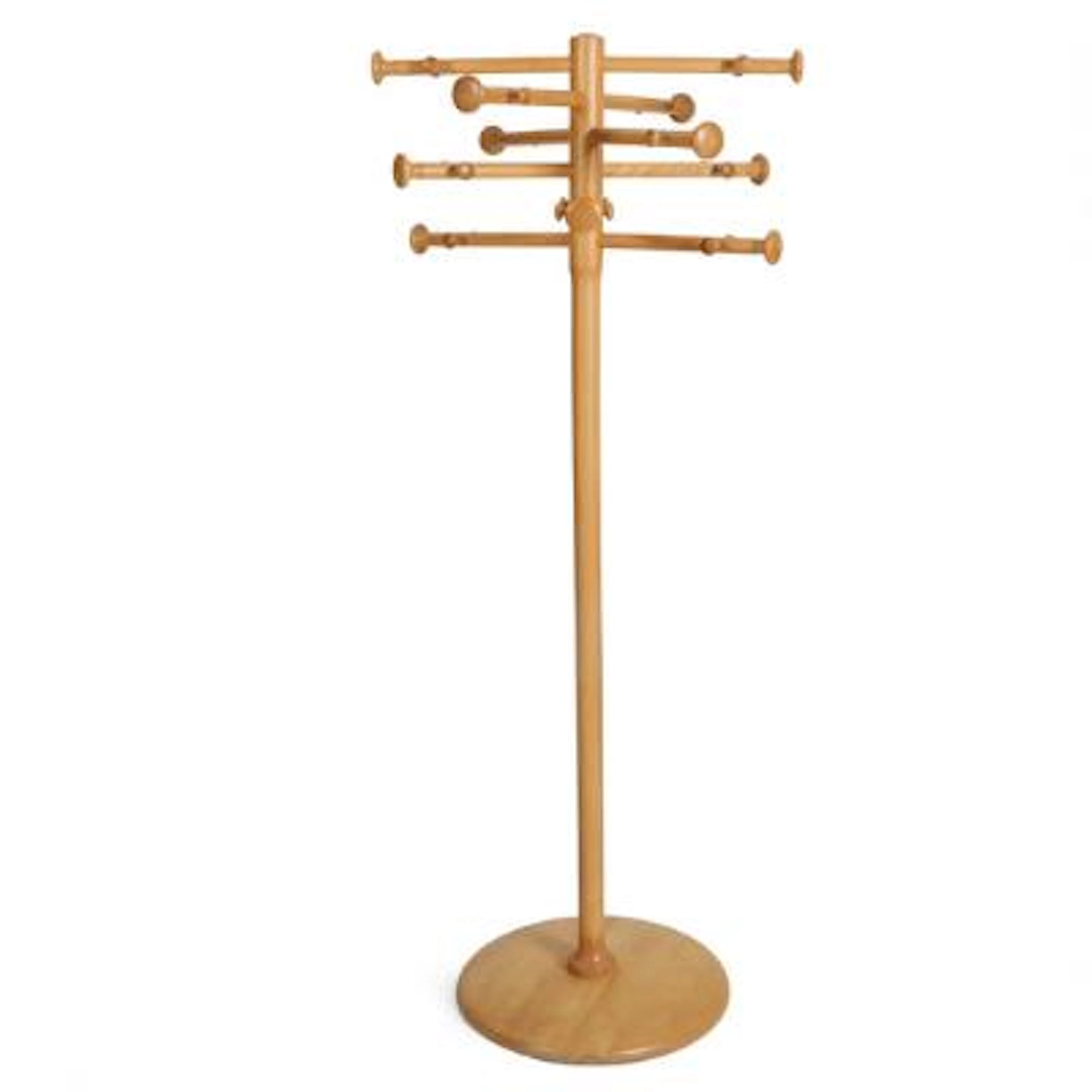 Nanna Ditzel: Beech hall stand. Model ND 1. Designed 1963. Manufactured