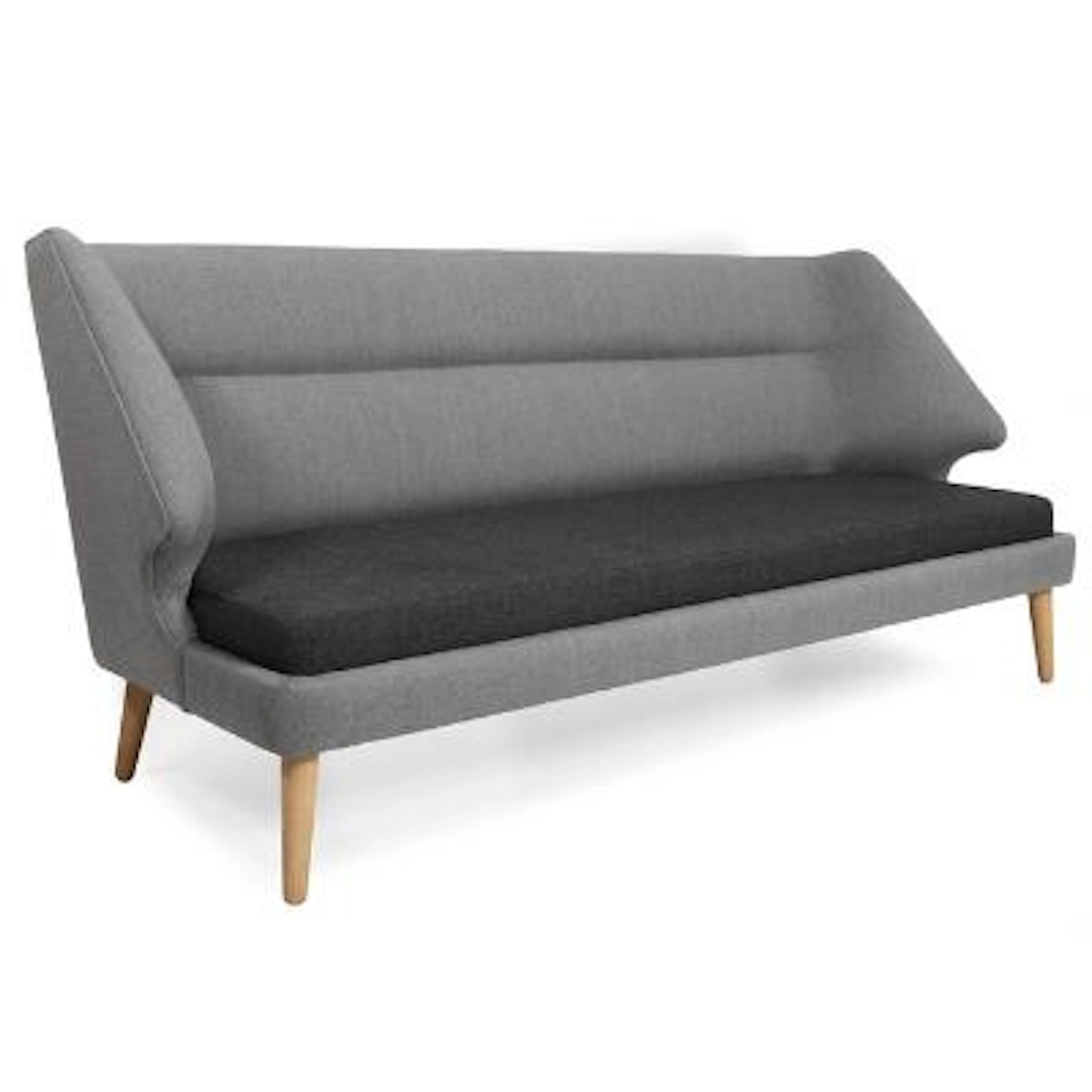 Arne Wahl Iversen: "Flamingo", Three-seater sofa, marked and made