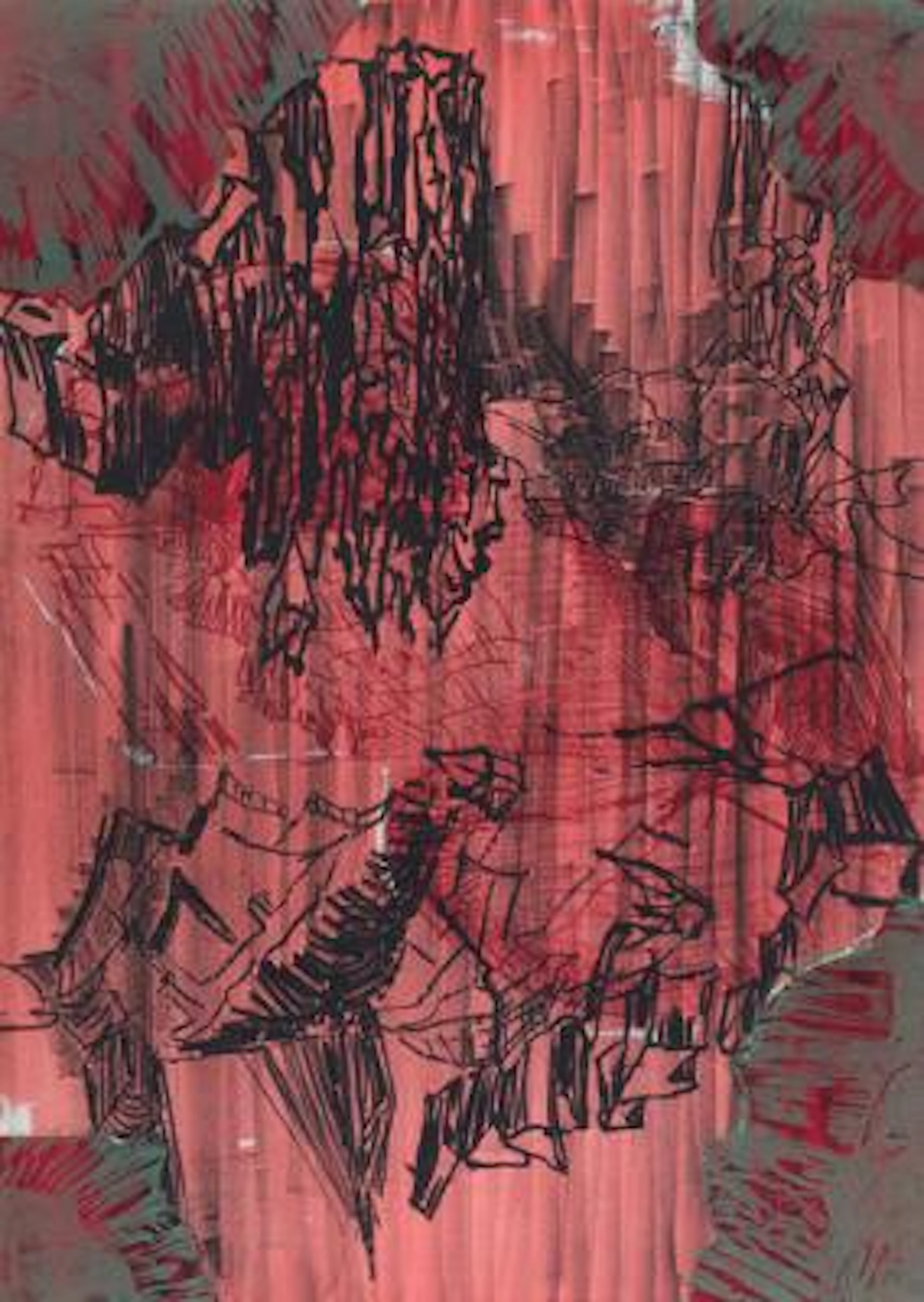 Per Kirkeby: Untitled, 1998. Signed and dated PK 98, 67/150. Litgograph