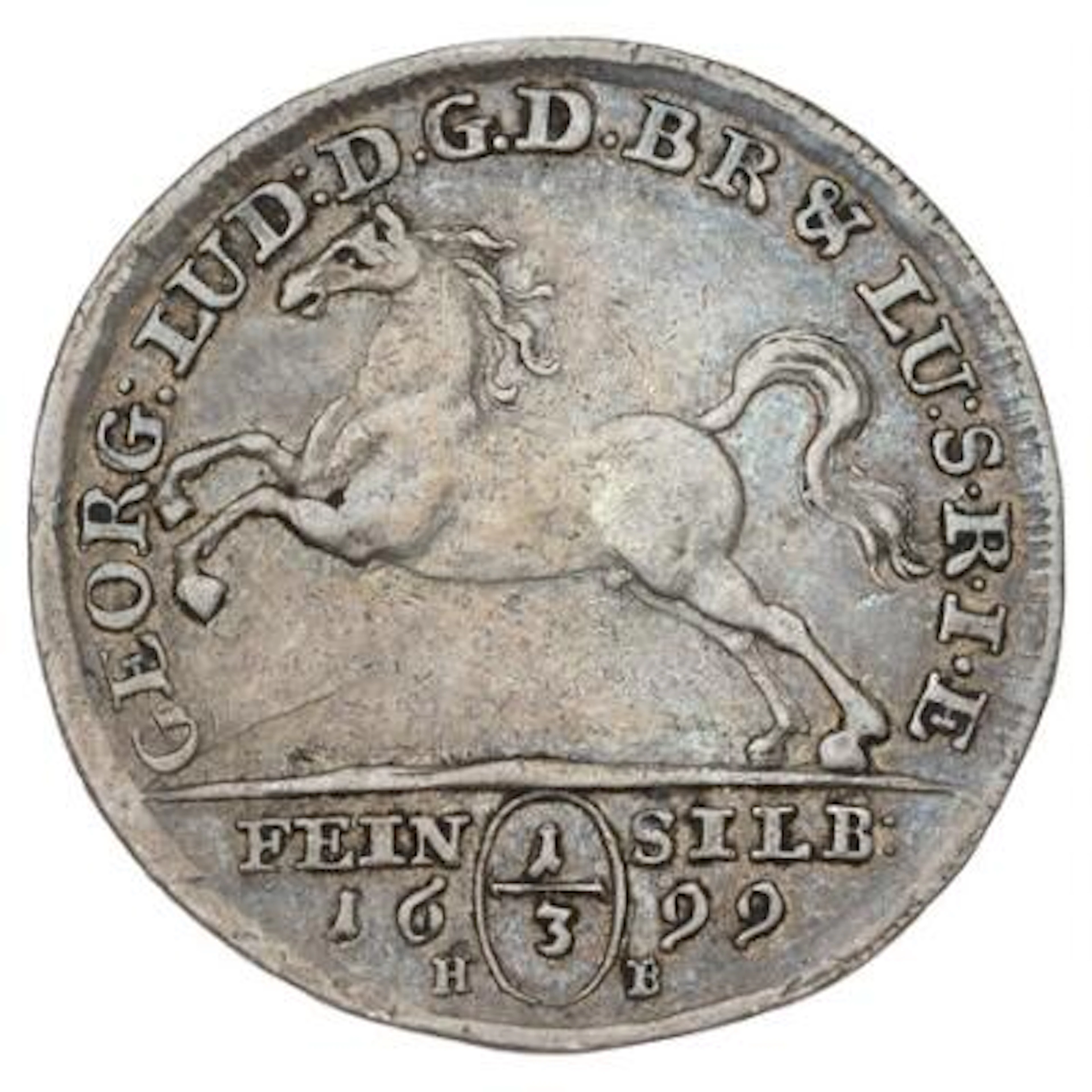 Germany, Brunswick-Calenberg-Hannover, Georg Ludwig, 1698-1714, 1/3