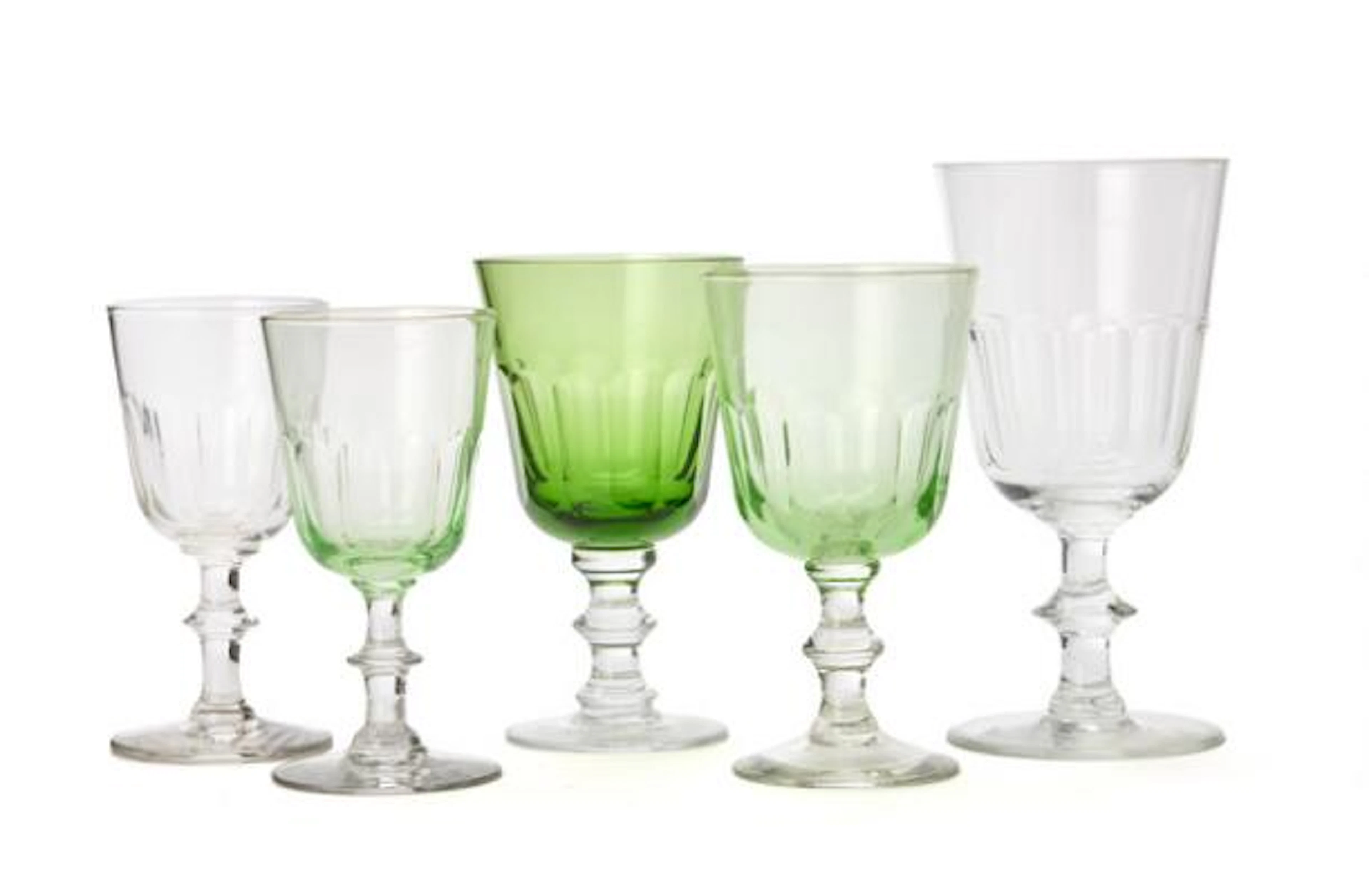 Glass Service "Berlinois/Christian VIII". Kastrup-Holmegaard 20th