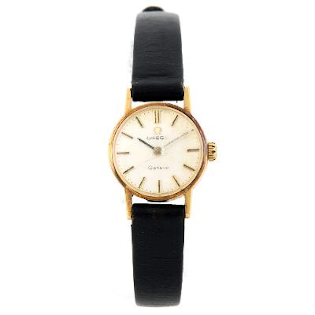 Omega: Geneve of 14k gold, ref. 511.207. Mechanical movement with