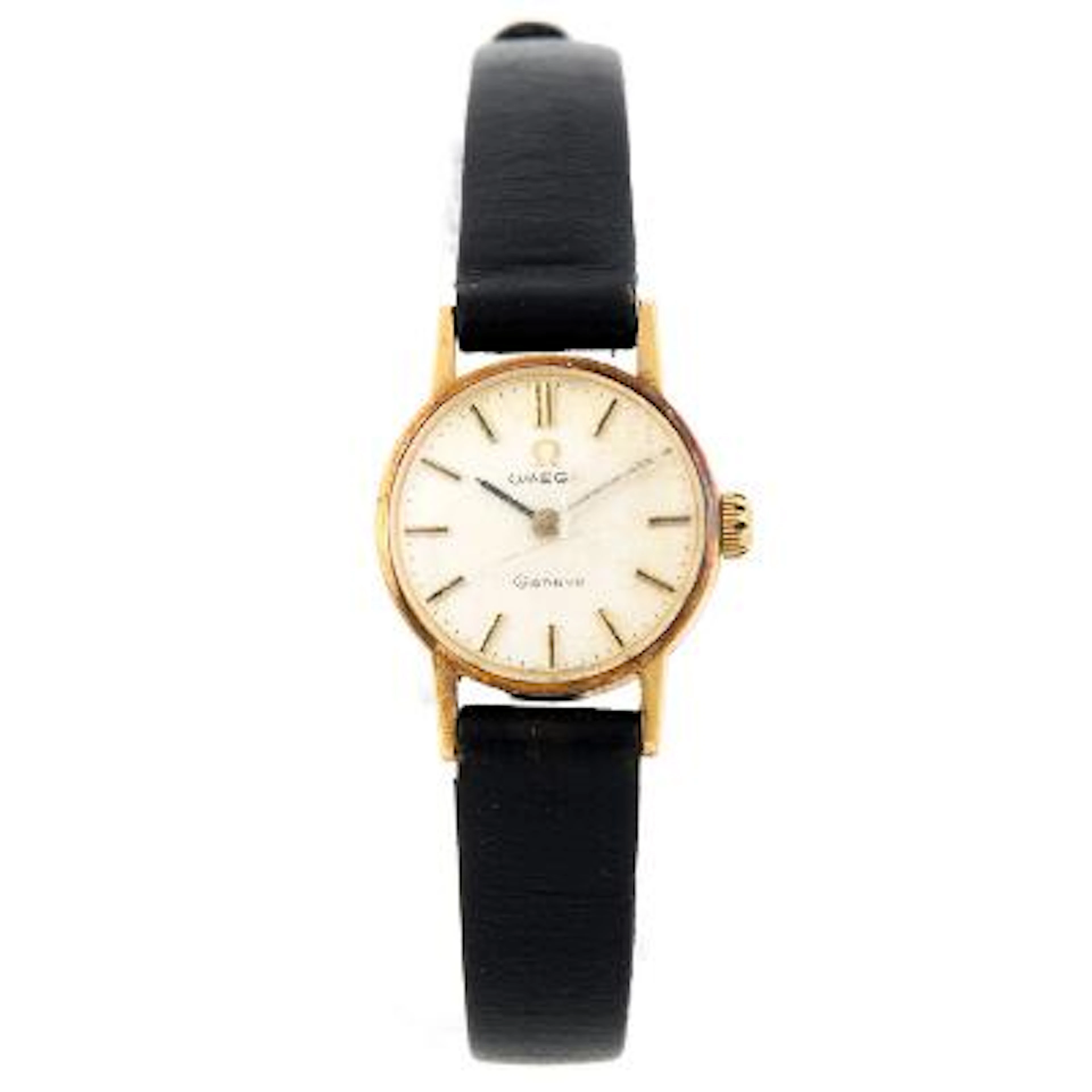 Omega: Geneve of 14k gold, ref. 511.207. Mechanical movement with