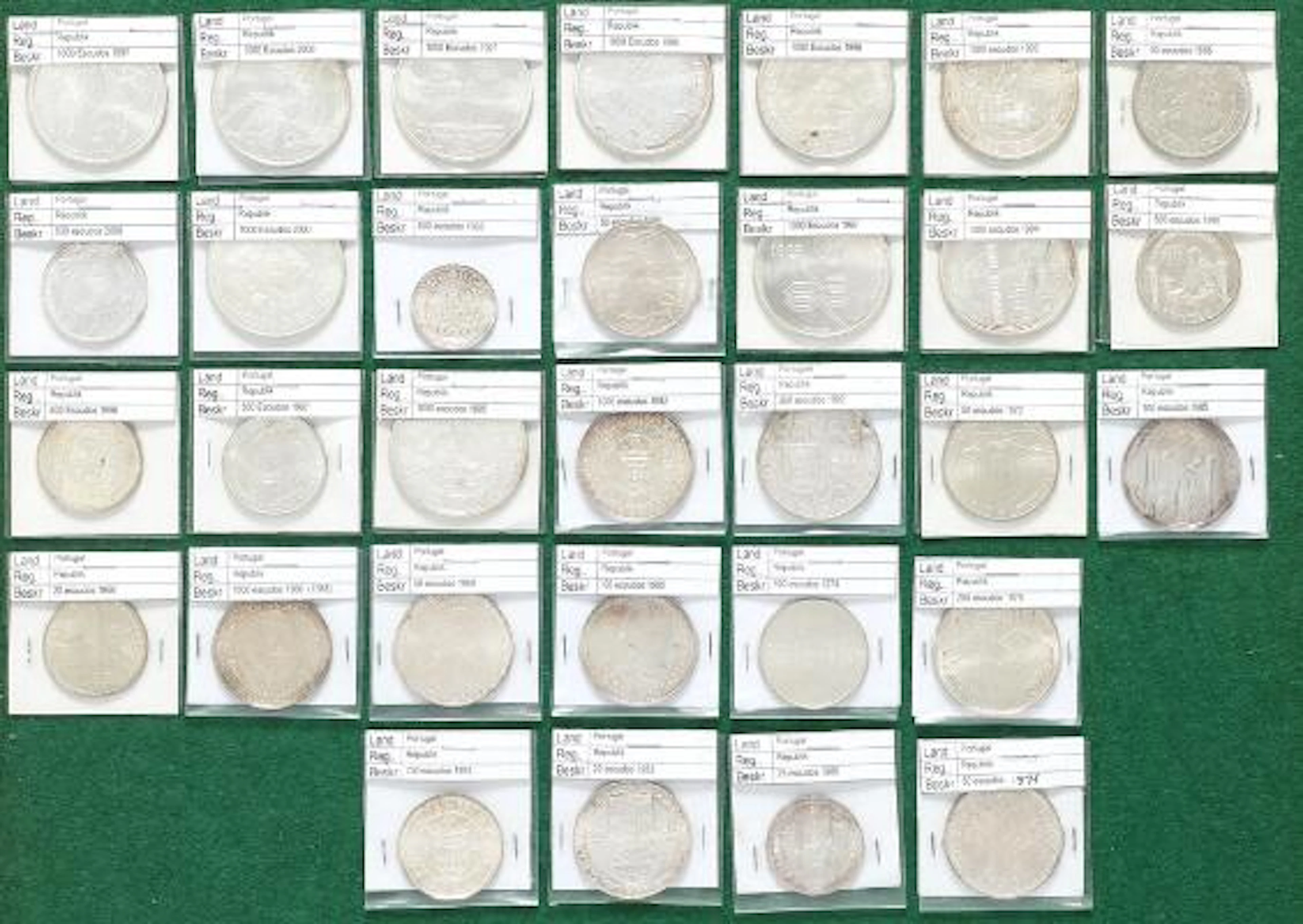 Portugal, collection of silver coins, in total 31 pcs – Bruun Rasmussen