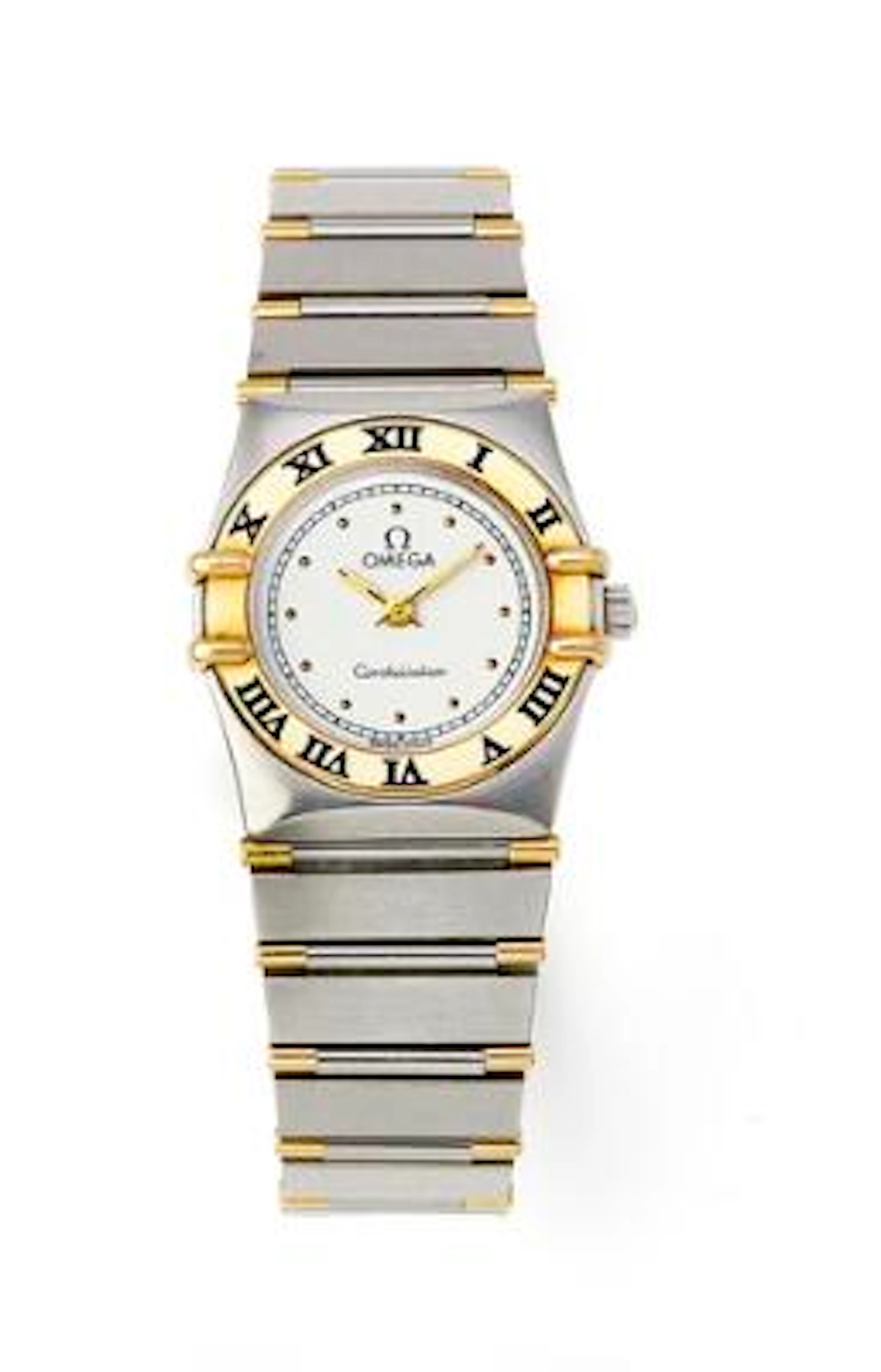 Omega: Constellation "Manhattan" of 18k gold and steel, ref. 795.1080.