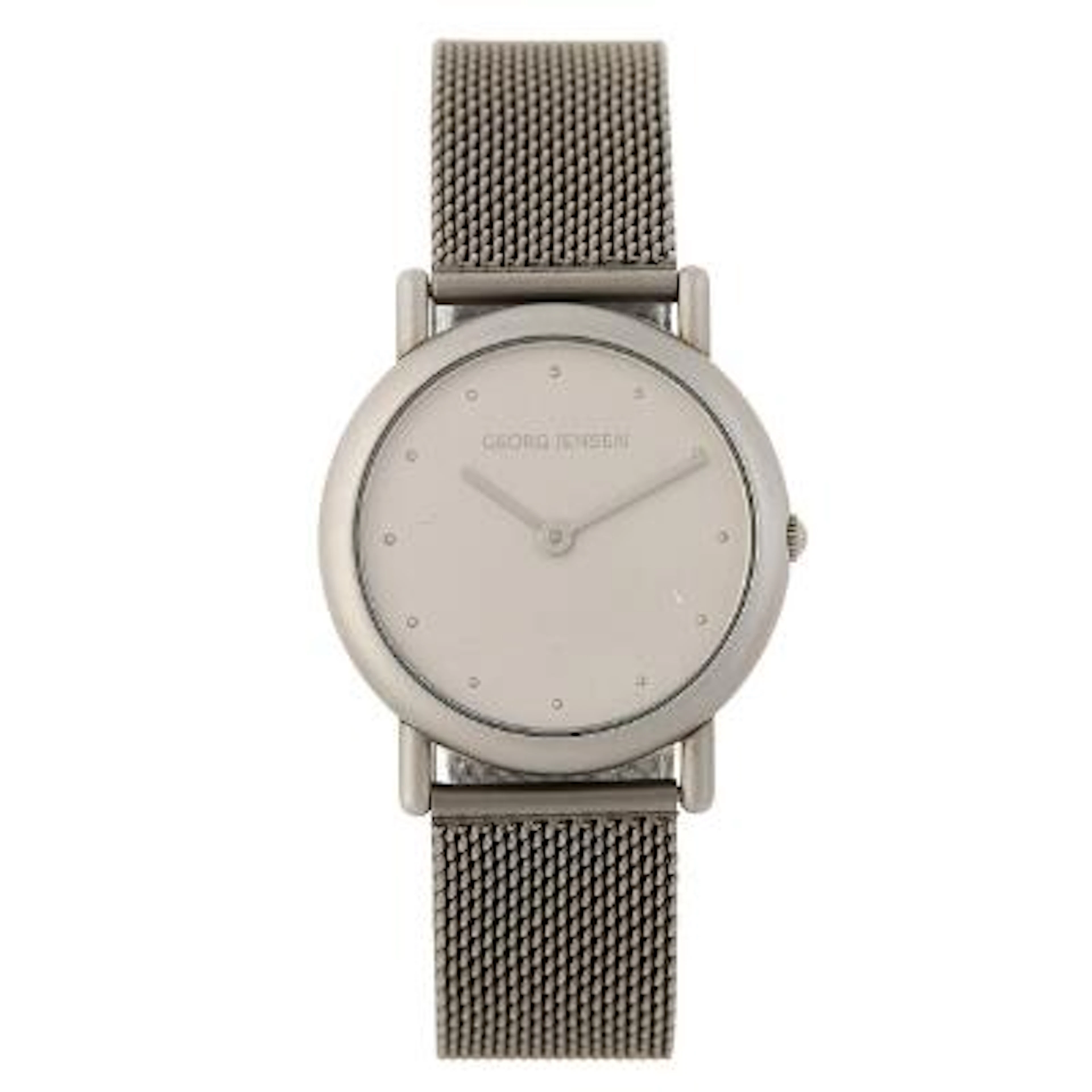 Georg Jensen: "Thorup & Bonderup" of steel, ref. 346. Quartz movement