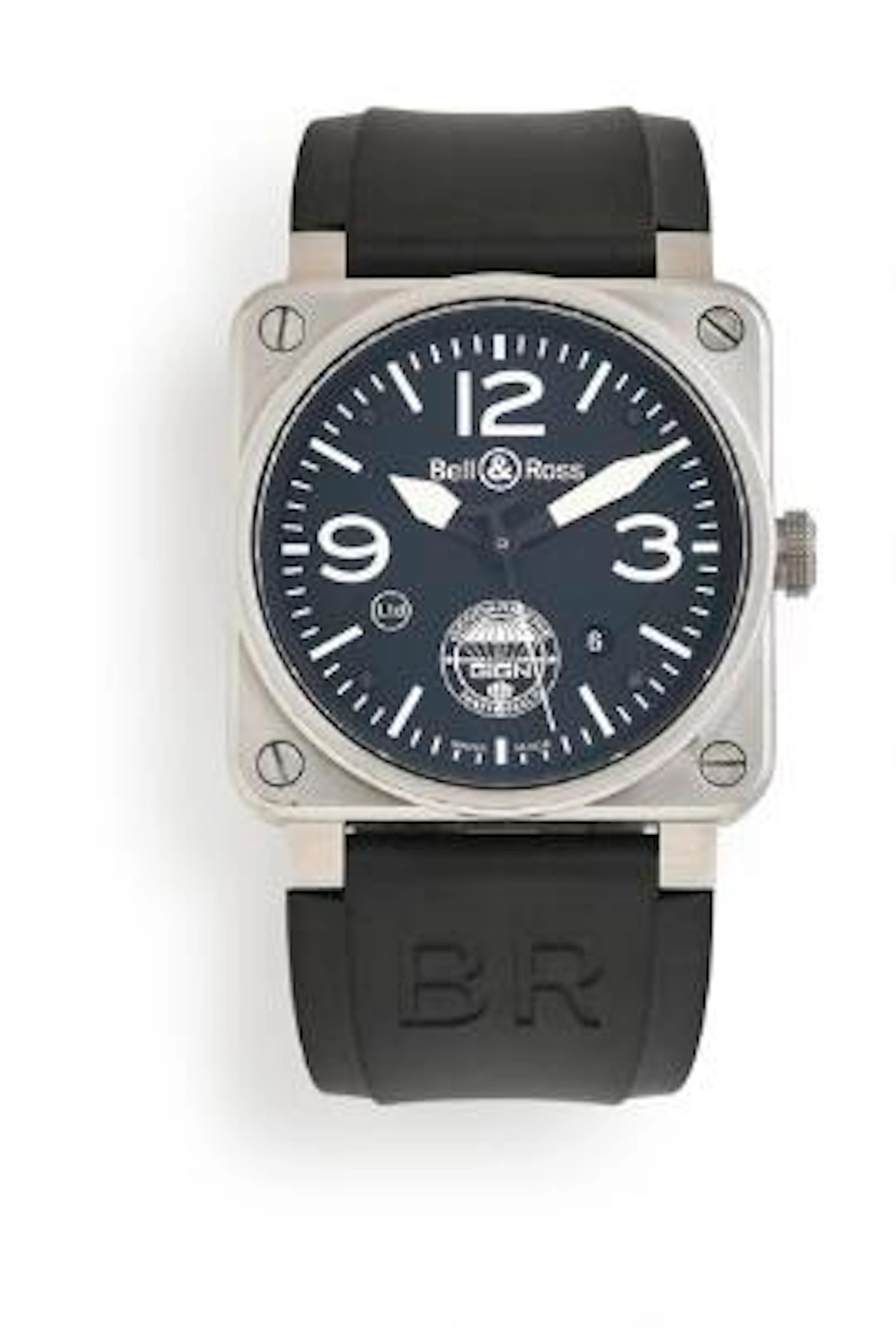 Bell & Ross: GIGN of steel, ref. BR 03-92S 191/200. Mechanical movement