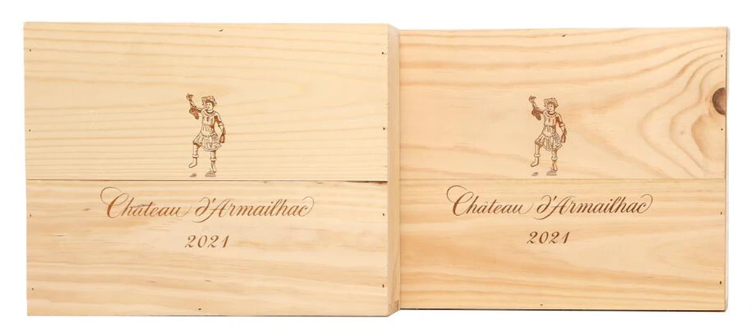 6 bts. Château d'Armailhac, Pauillac. 5. Cru Classé 2021 A (hf/in).