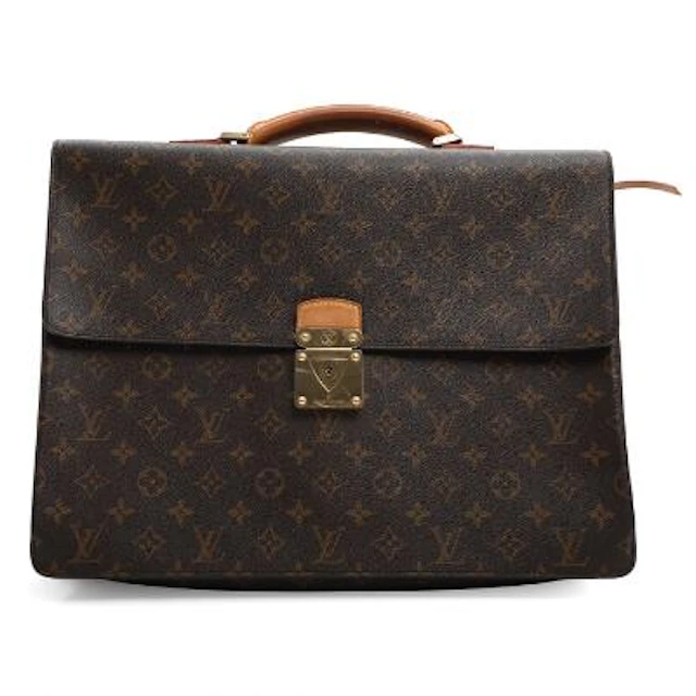 Louis Vuitton: A "Laguito" briefcase of brown monogram canvas with