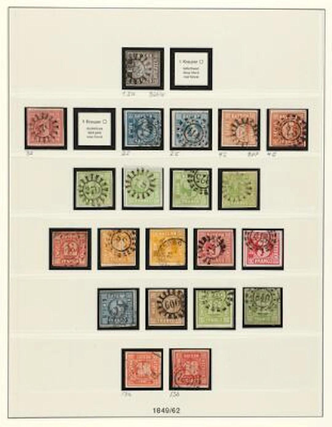 Germany. German States. Very fine collection in 2 Lindner albums with