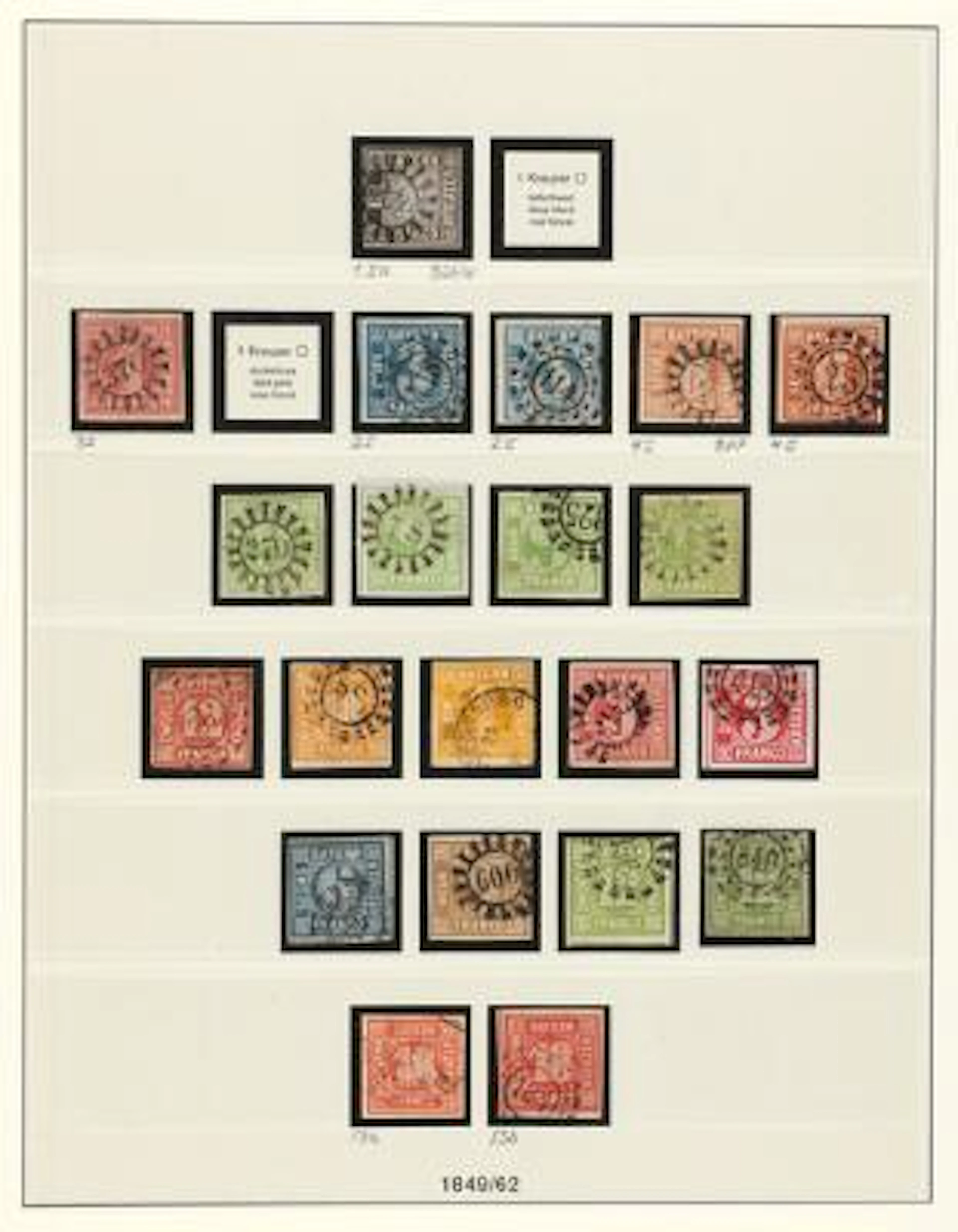 Germany. German States. Very fine collection in 2 Lindner albums with