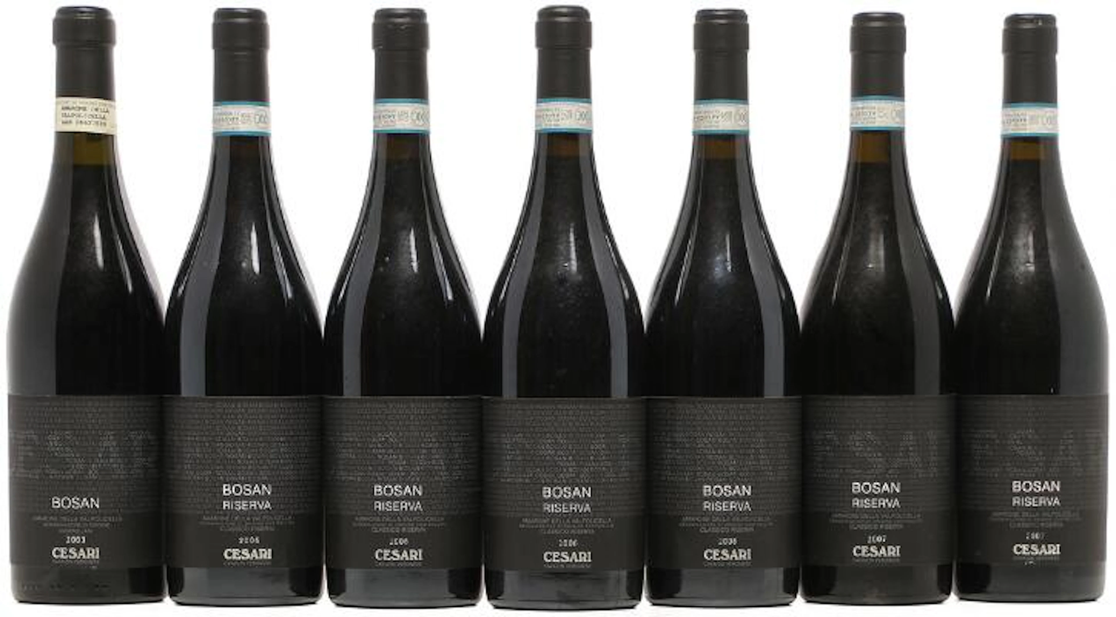 1 bt. Amarone della Valpolicella "Bosan", Cesari 2003 A (hf/in). etc.