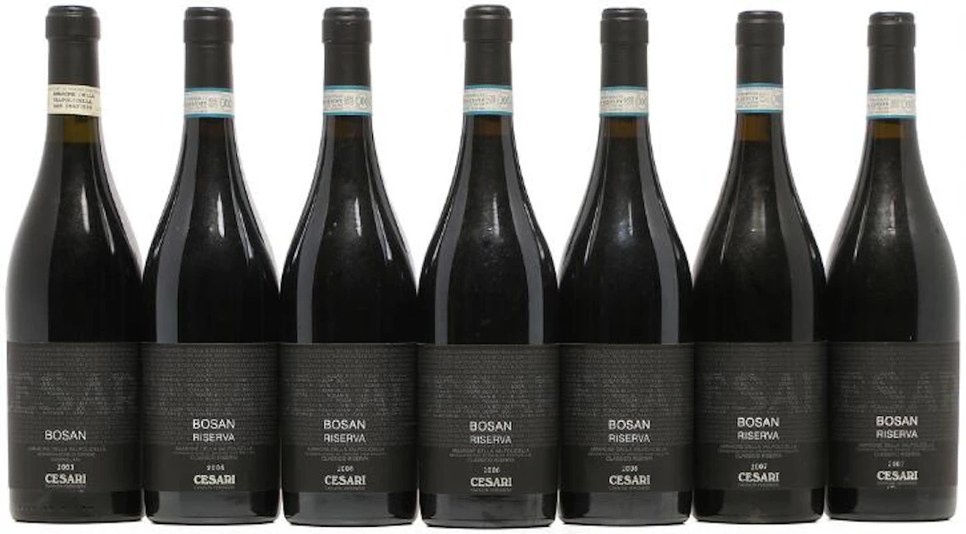 1 bt. Amarone della Valpolicella "Bosan", Cesari 2003 A (hf/in). etc.