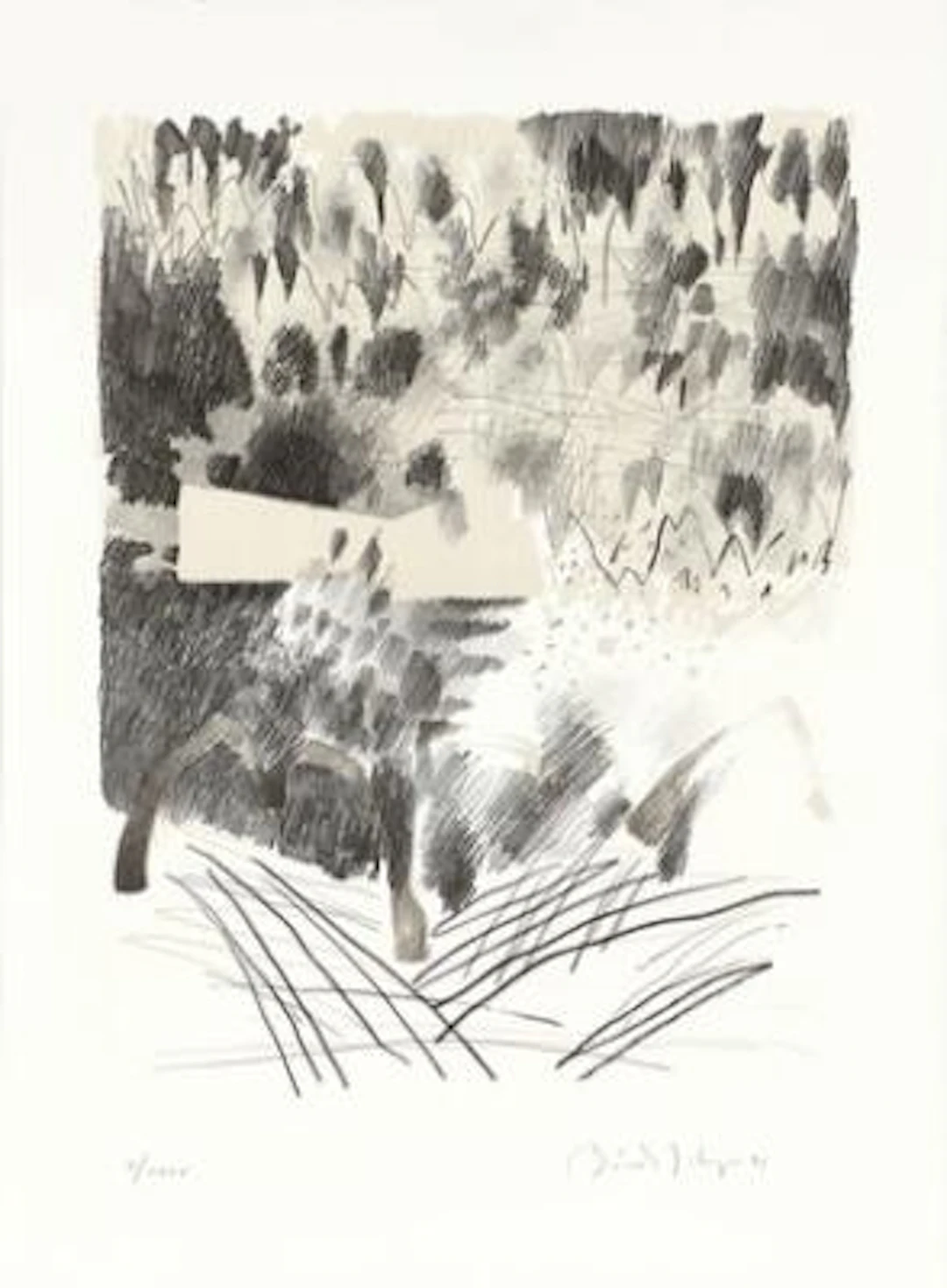 Bárdur Jakupsson: Untitled. Signed Bárdur Jakupsson, X/XXXV. Lithograph.