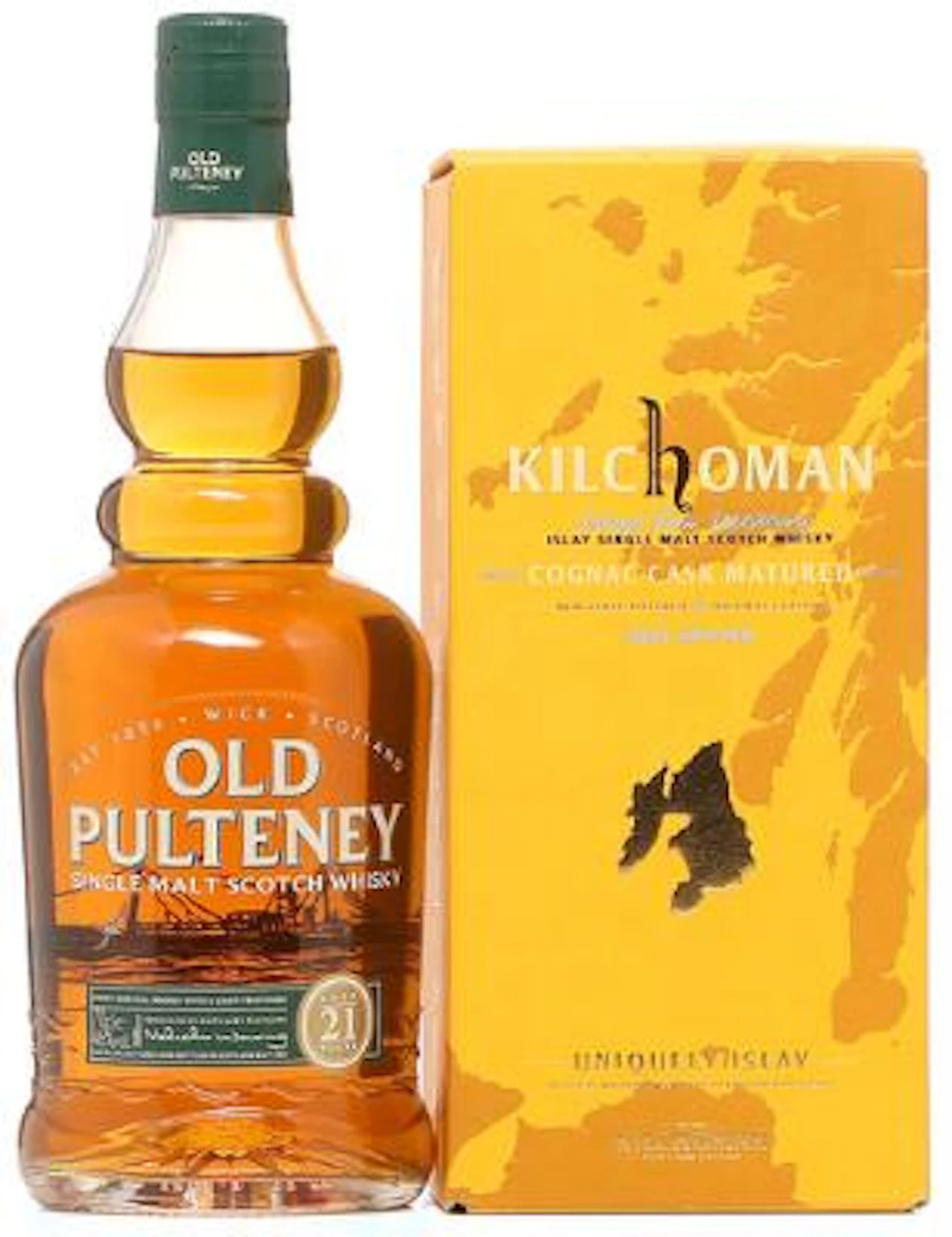 1 bt. Old Pulteney, Single Malt Scotch Whisky etc. Total 2 bts. –
